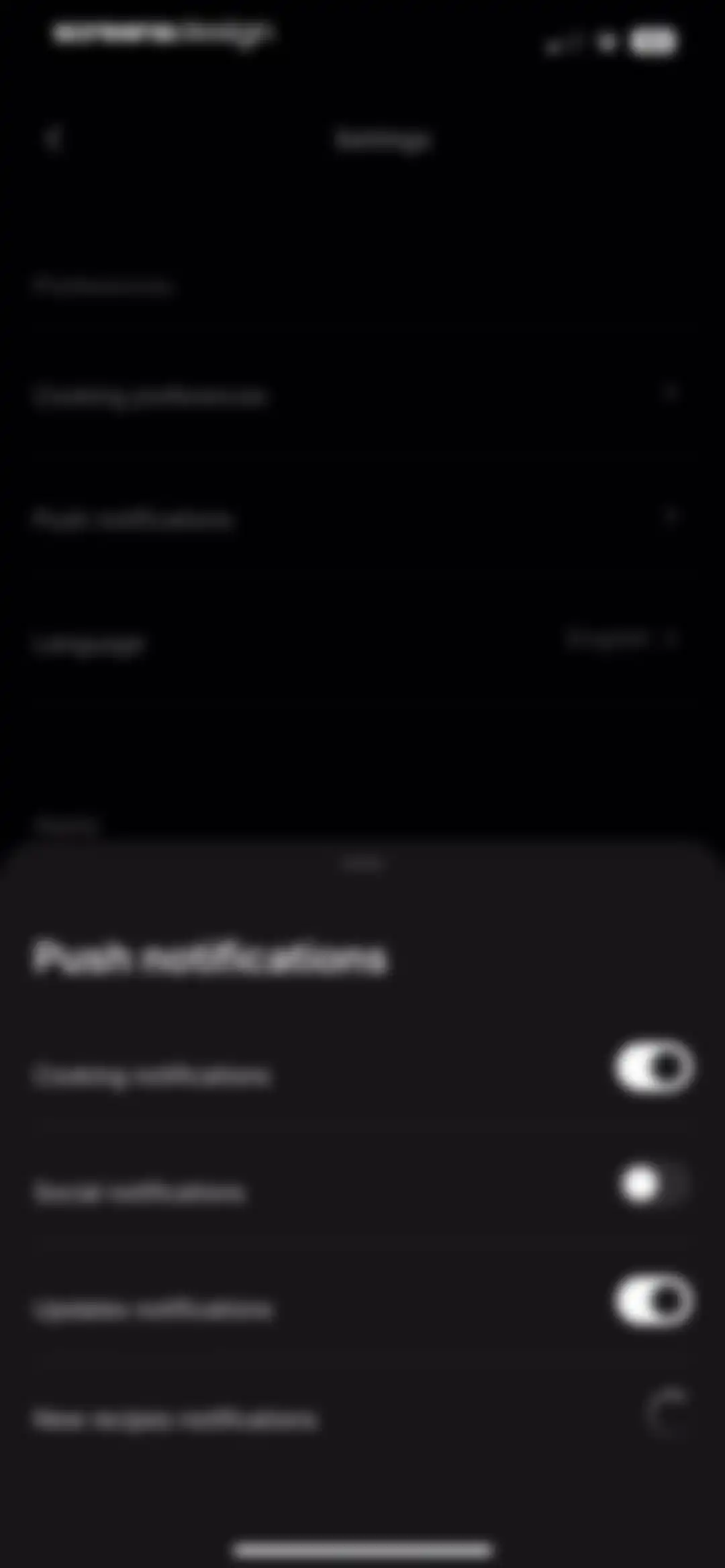 CREME: Create Memorable Meals screen 106