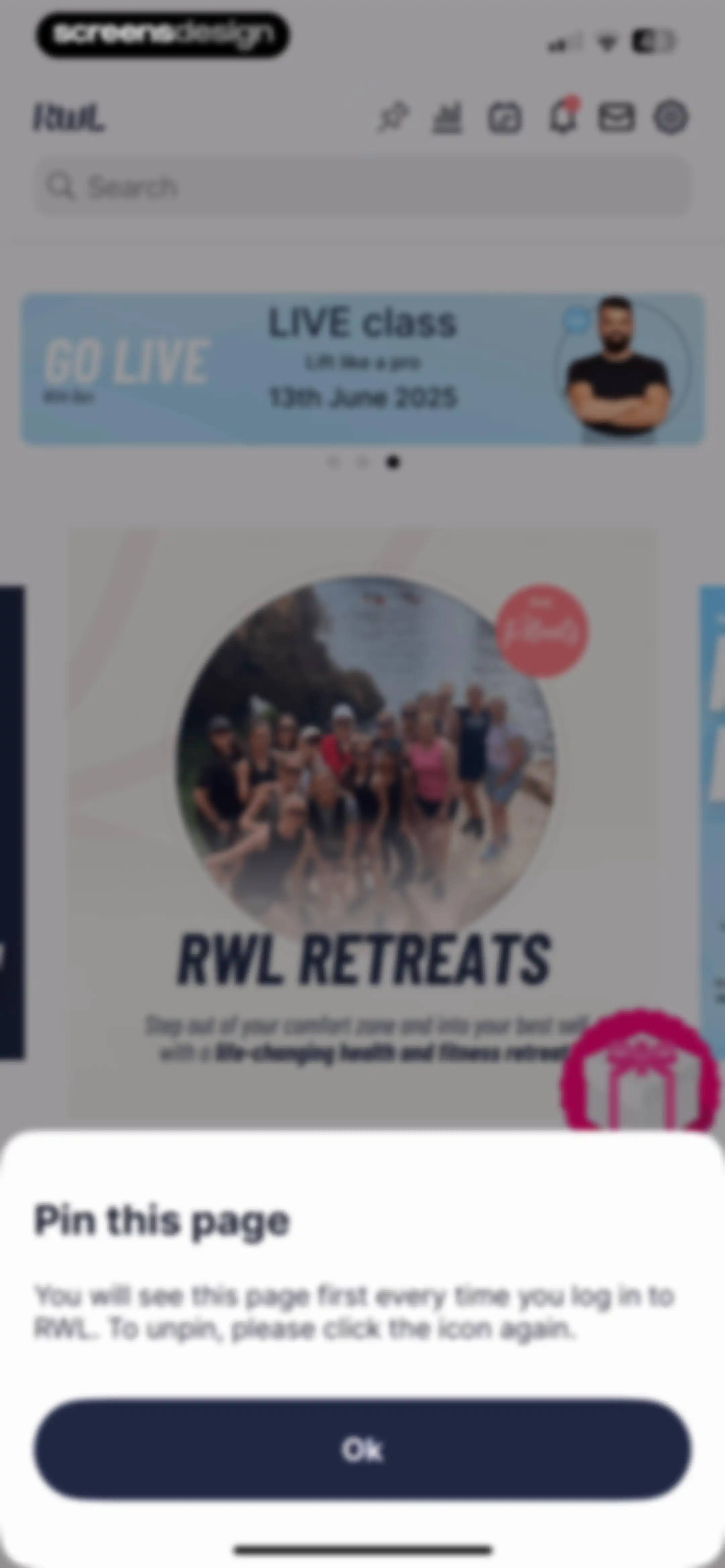 Results Wellness Lifestyle screen 138