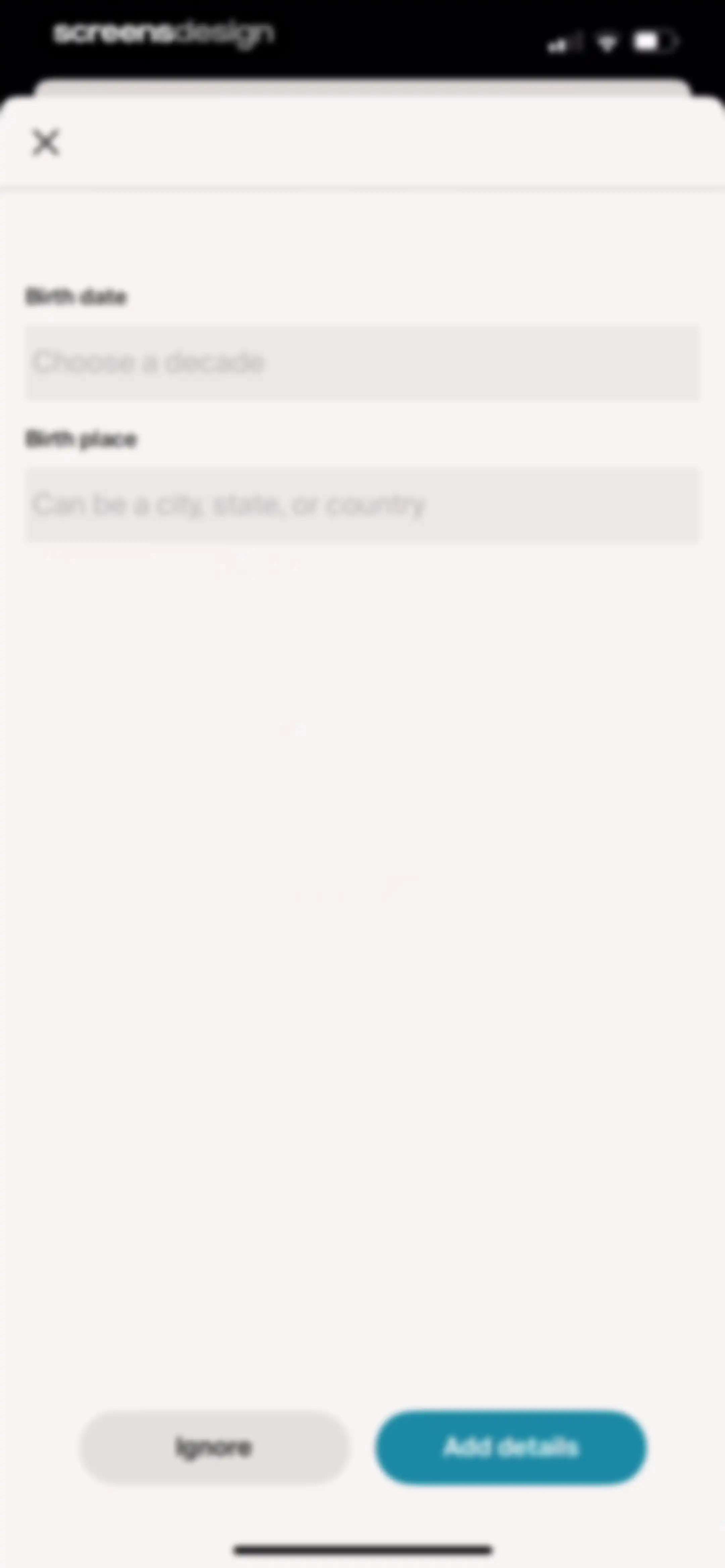 Ancestry: Family History & DNA screen 39