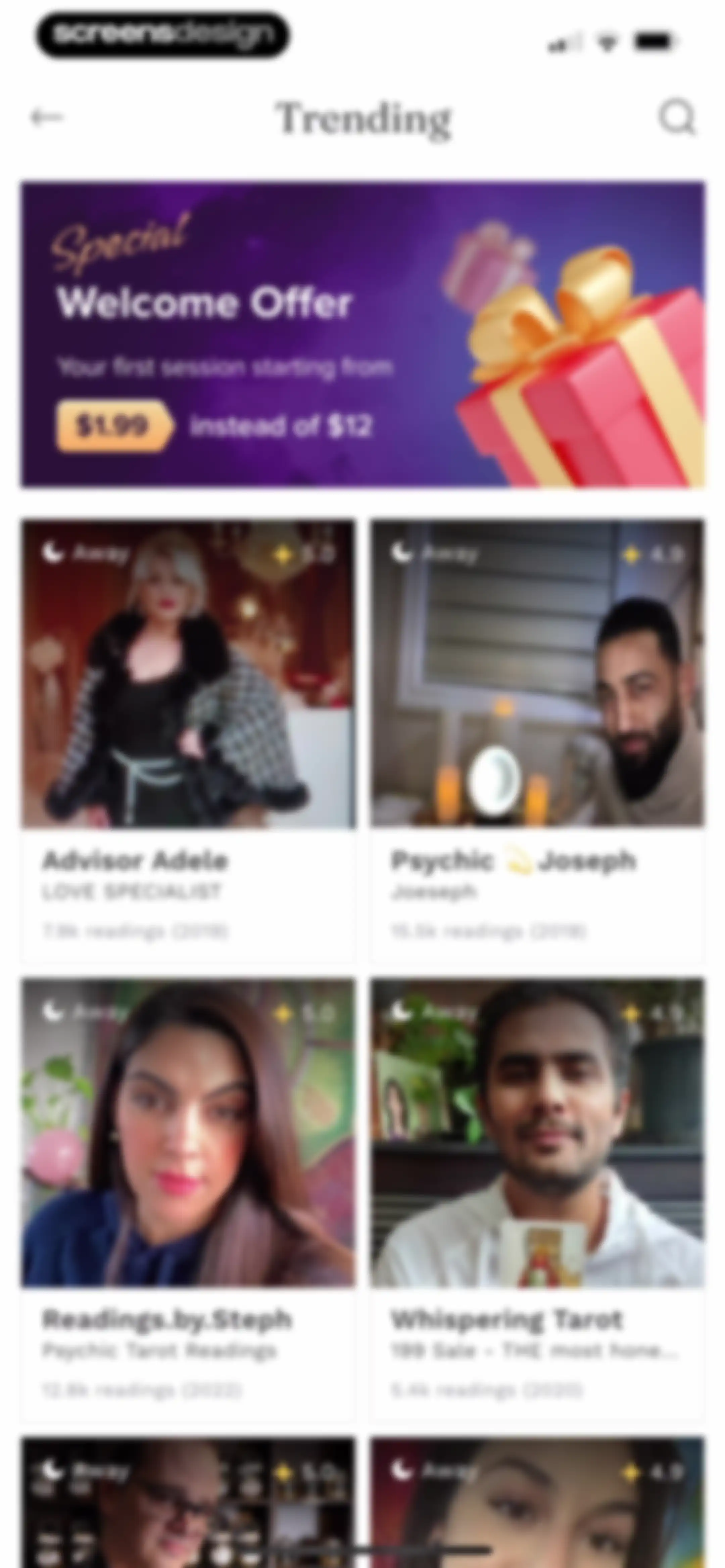 Purple Ocean Psychic Reading screen 27