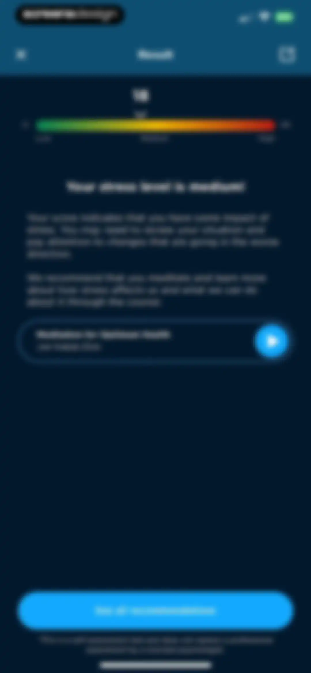 The Mindfulness App screen 55