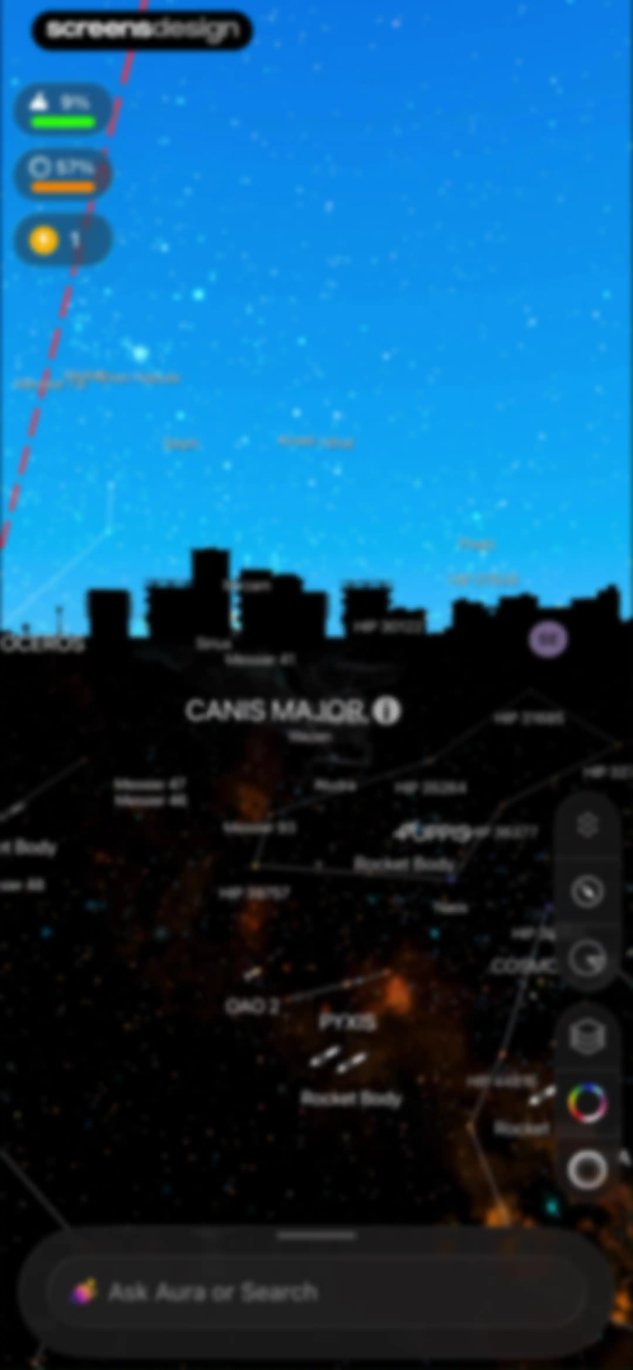 Night Sky screen 40