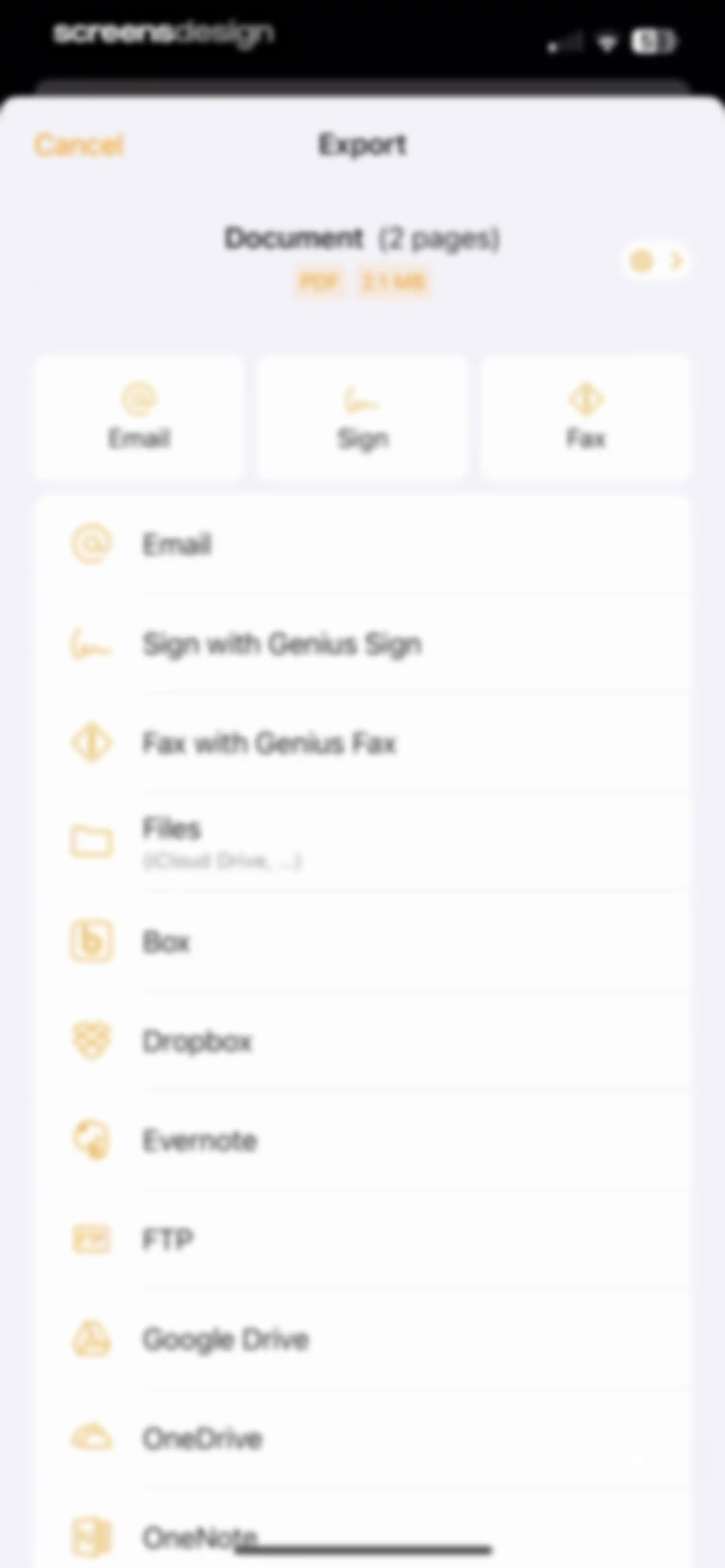 Scanner App: Genius Scan screen 36