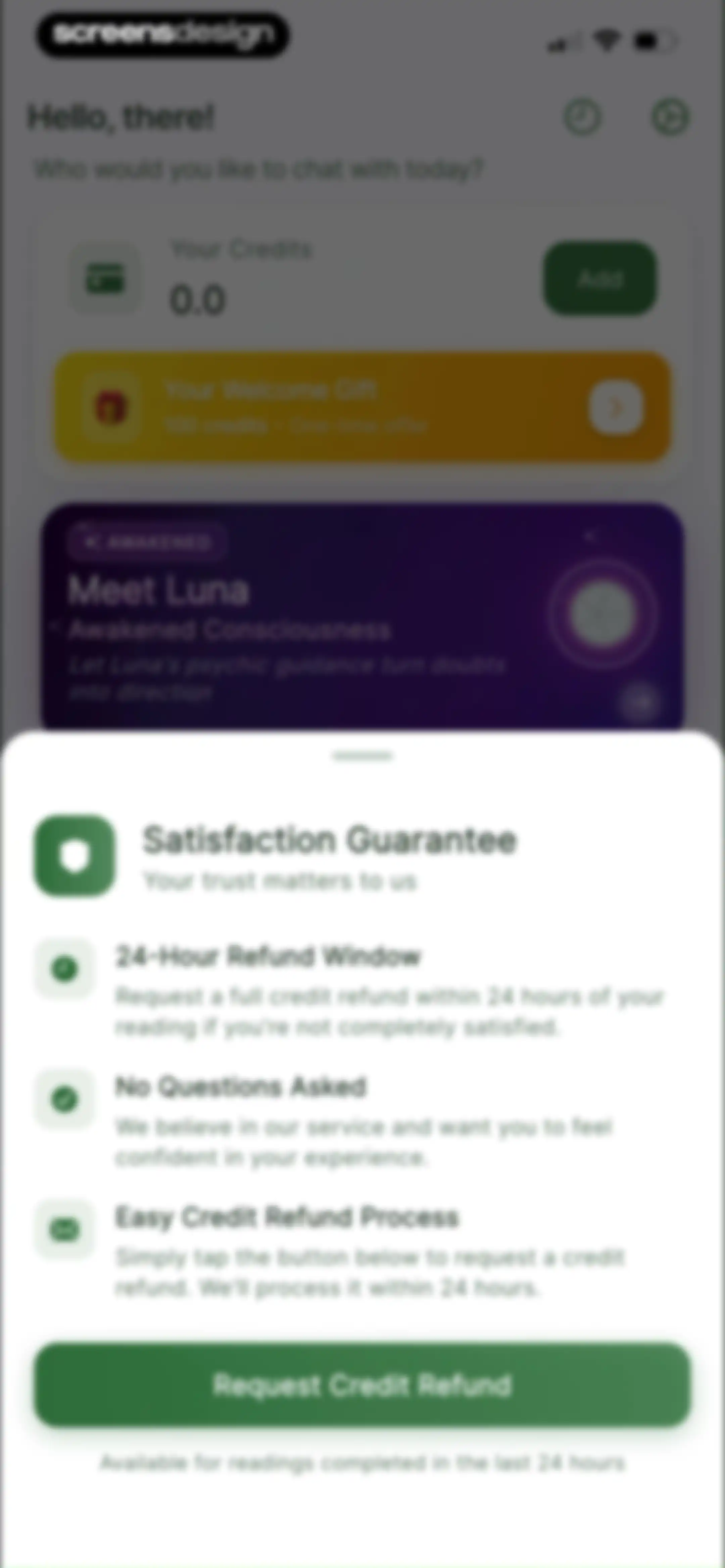 Orb: Psychic Chat & Reading screen 25