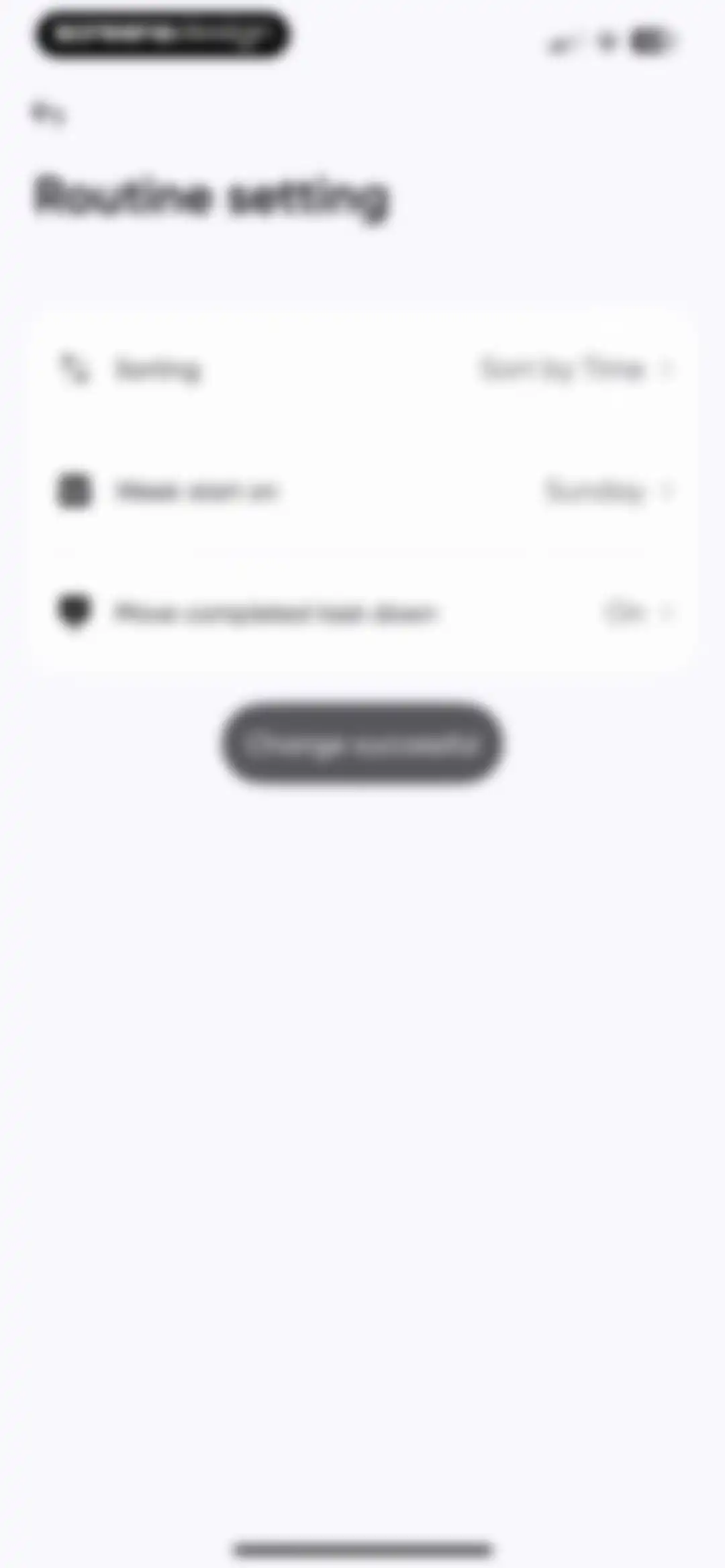 Me+ Lifestyle Routine screen 100
