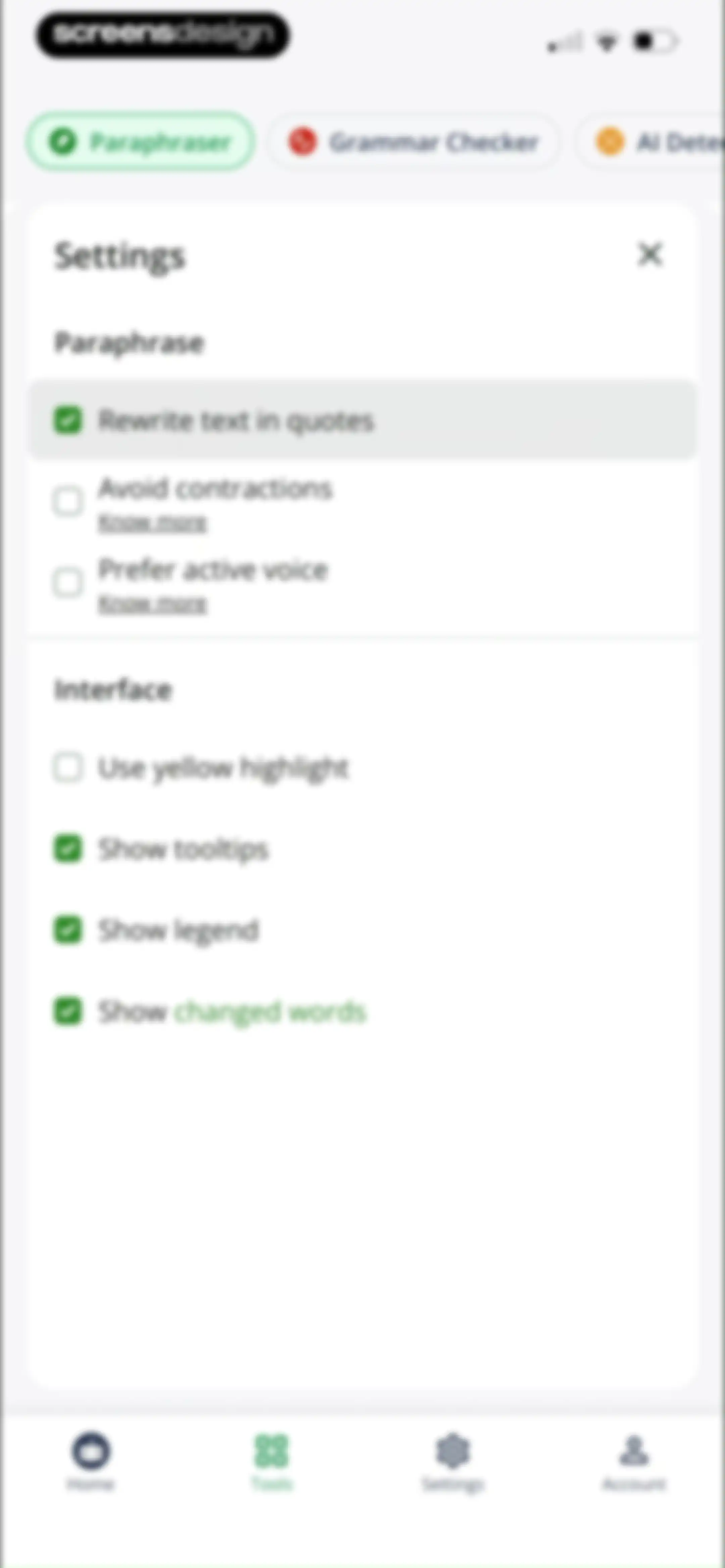 Quillbot-AI Writing & Keyboard screen 74