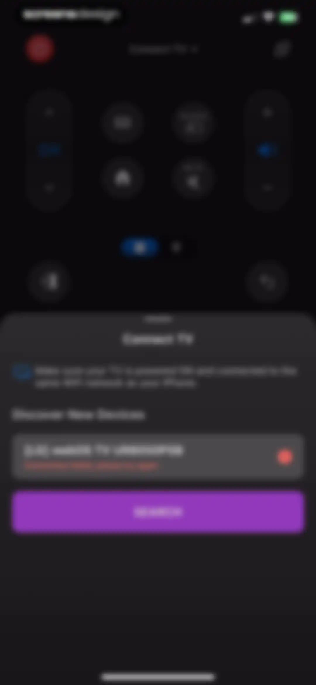 Connect TV Remote screen 9
