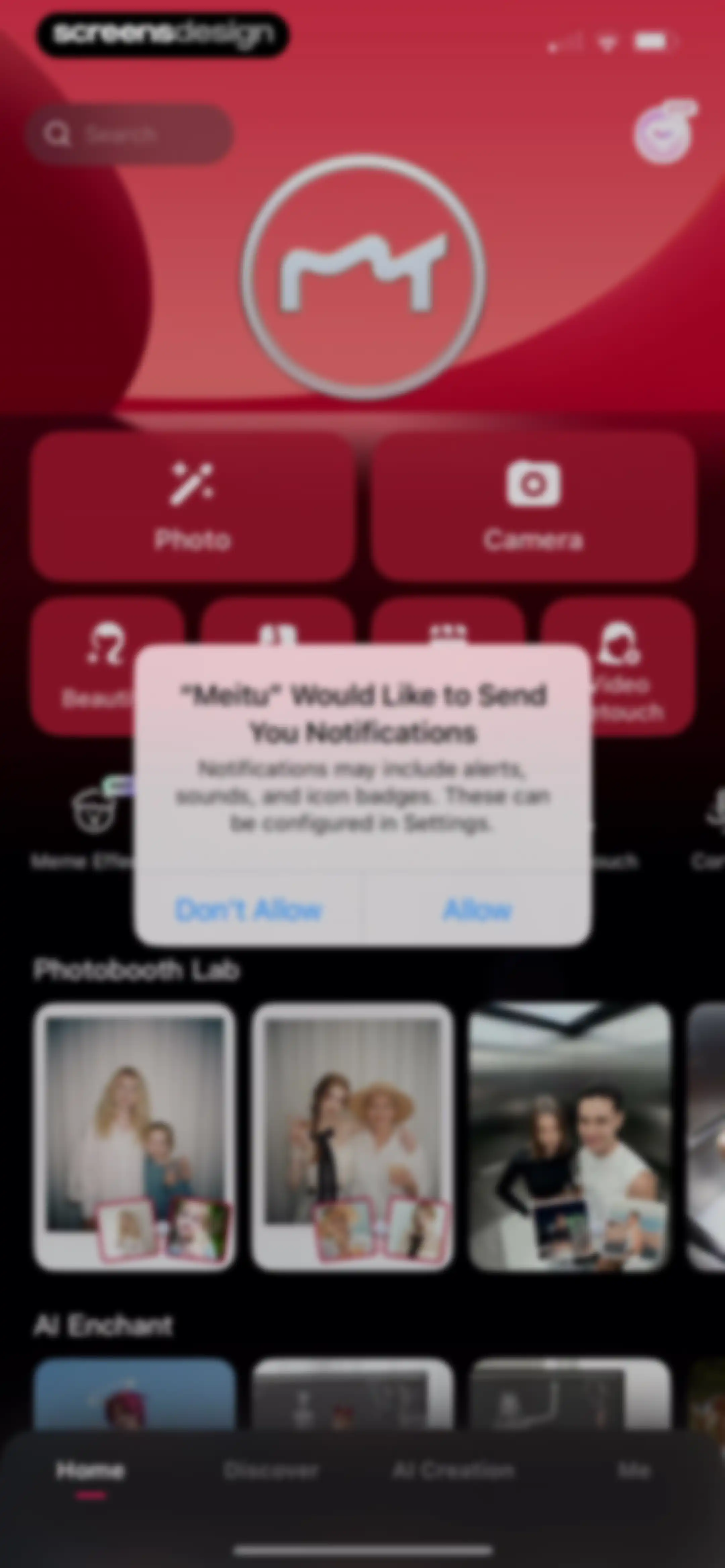 Meitu AI Photo & Video Editor screen 4