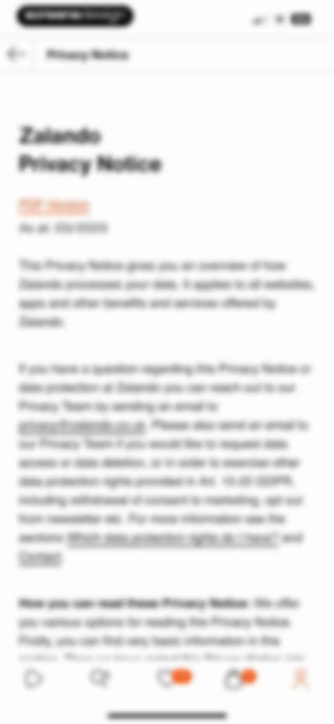 Zalando – Online fashion screen 143