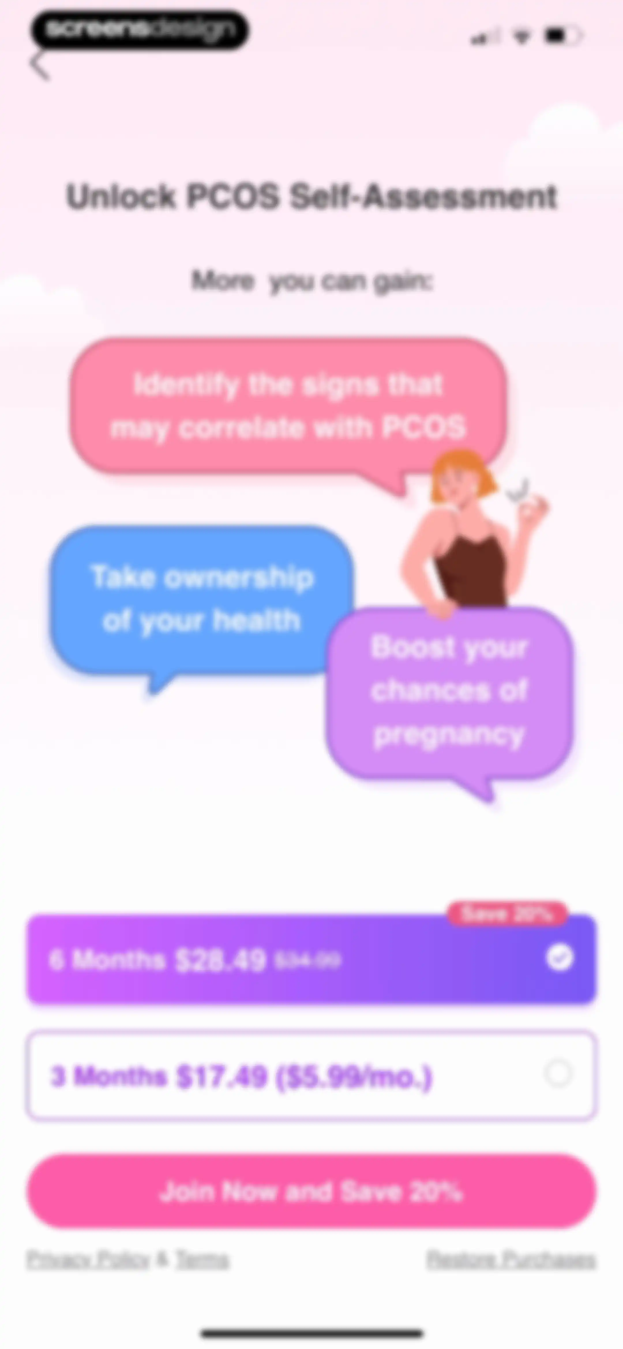 Premom-Ovulation Tracker, PCOS screen 140