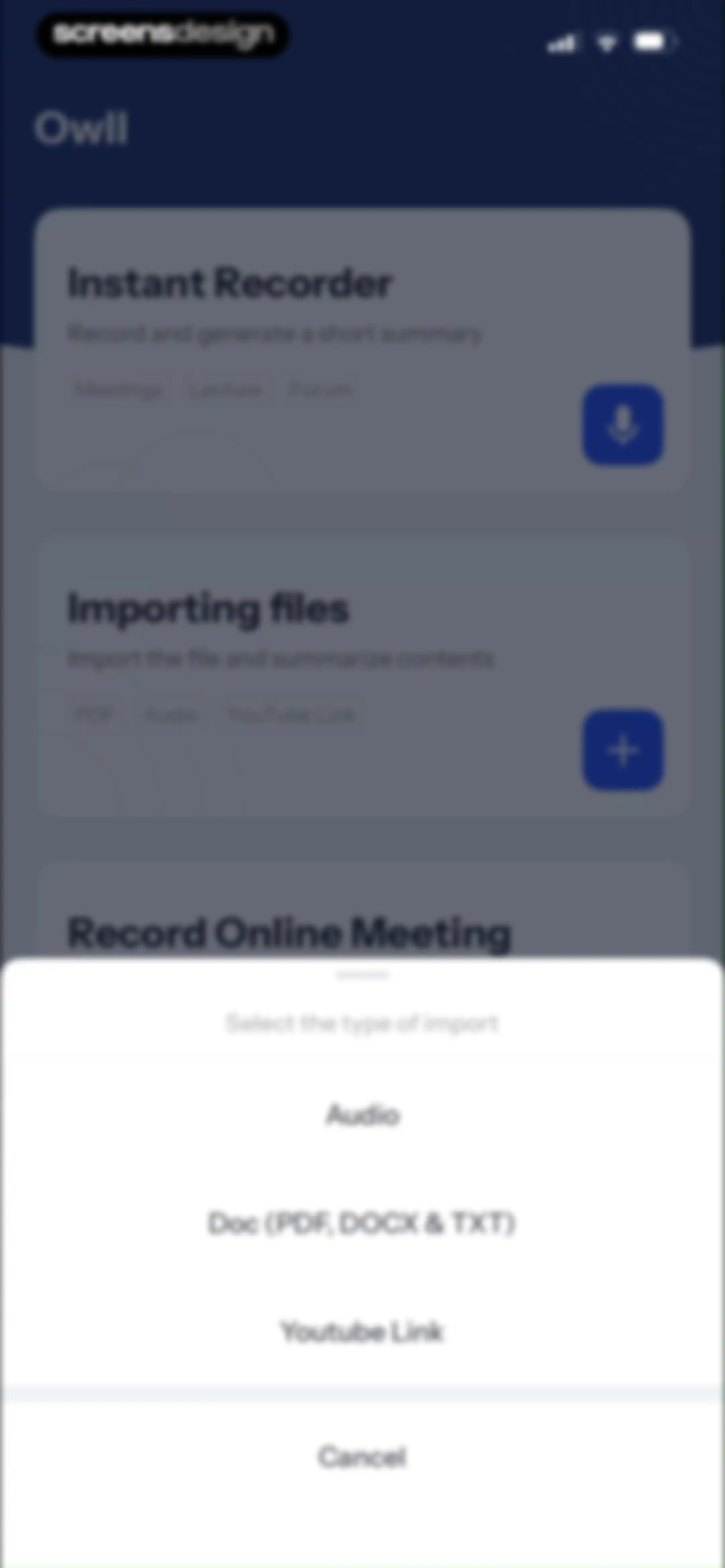 Owll:AI Note Taker & Assistant screen 61