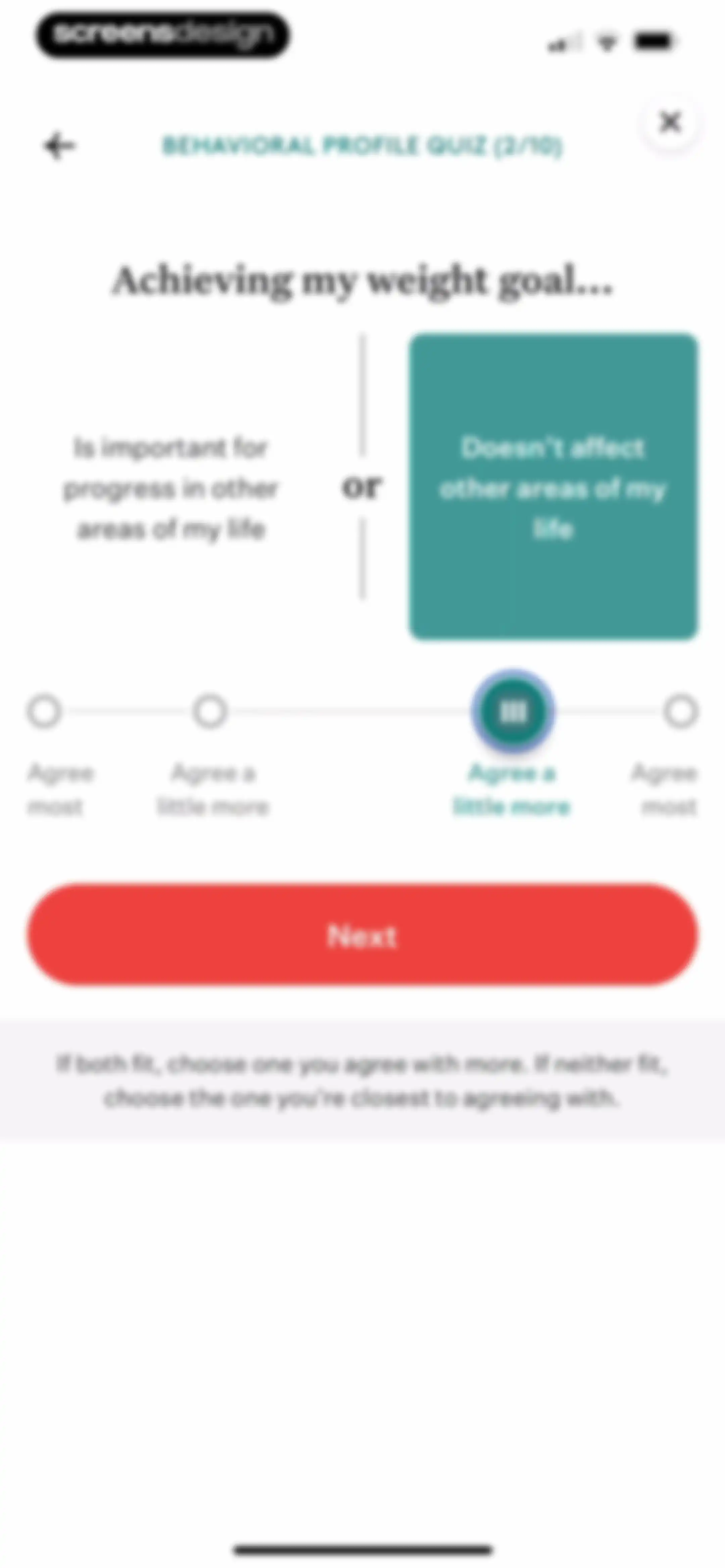 Noom Weight Loss, Food Tracker screen 40