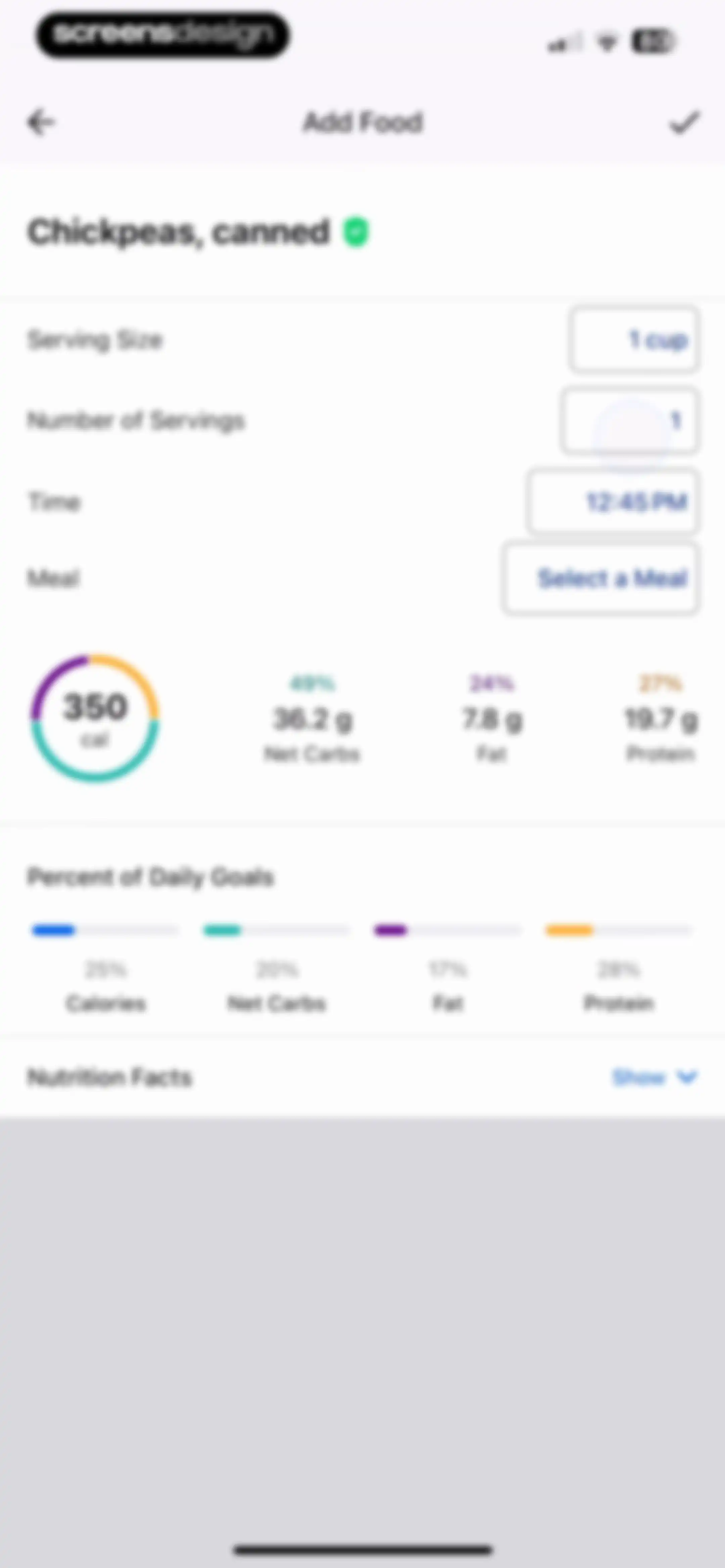 MyFitnessPal: Calorie Counter screen 172