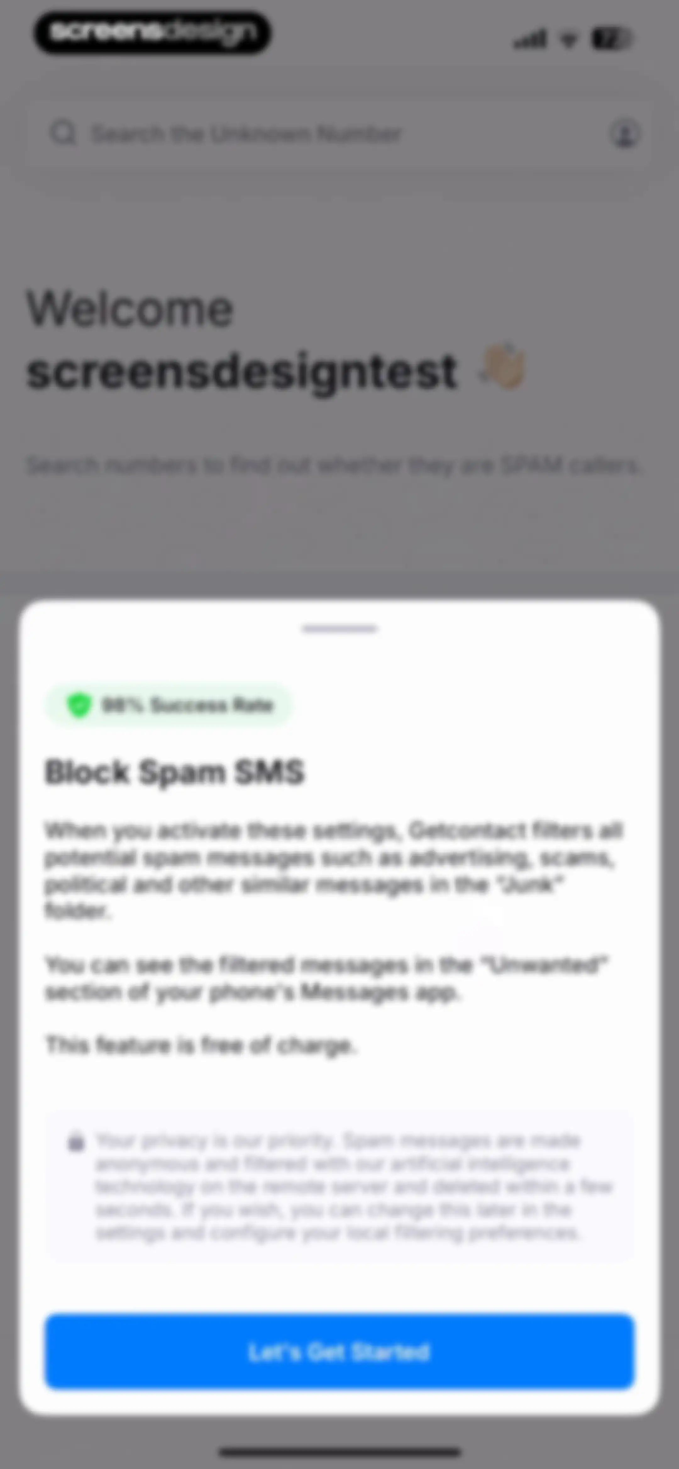 Getcontact screen 37