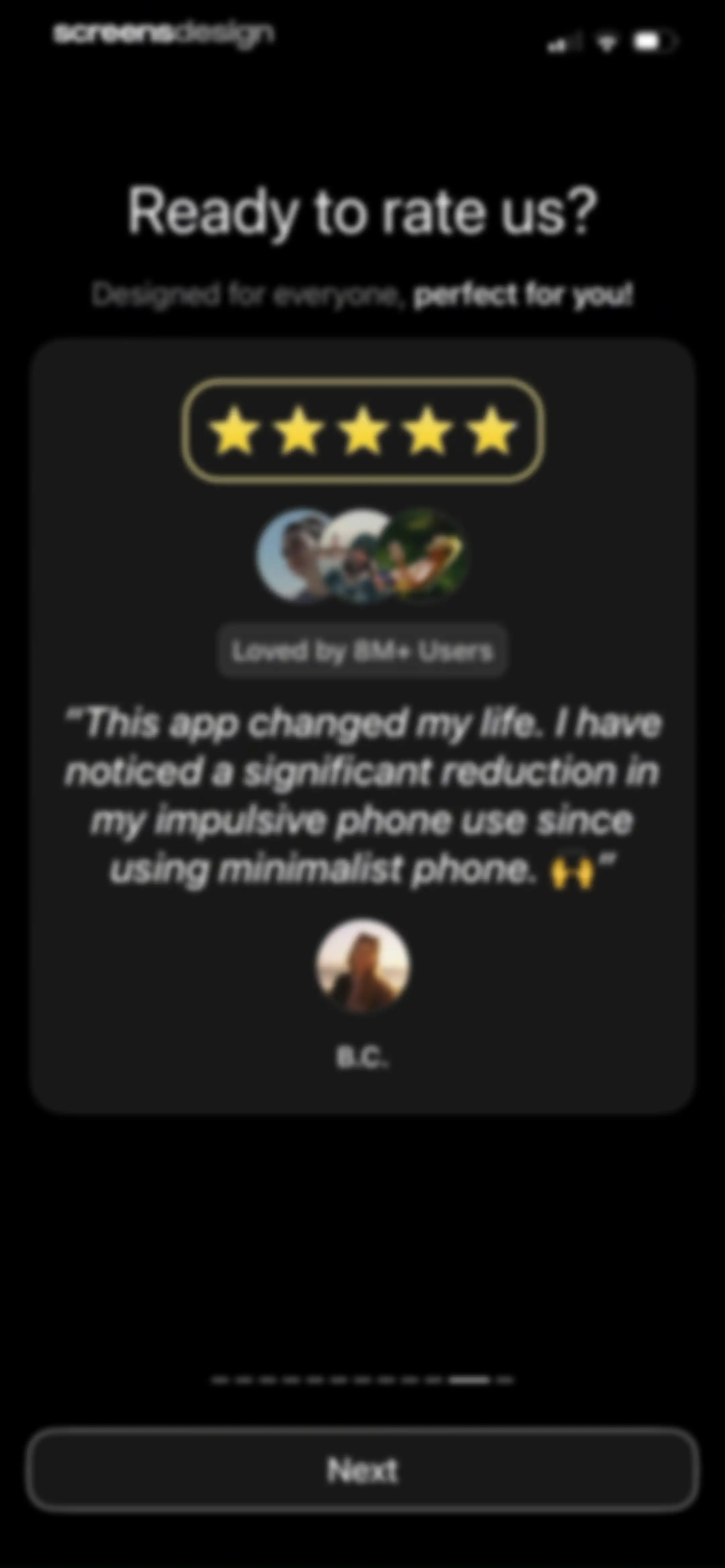 minimalist phone ® Block Apps screen 17