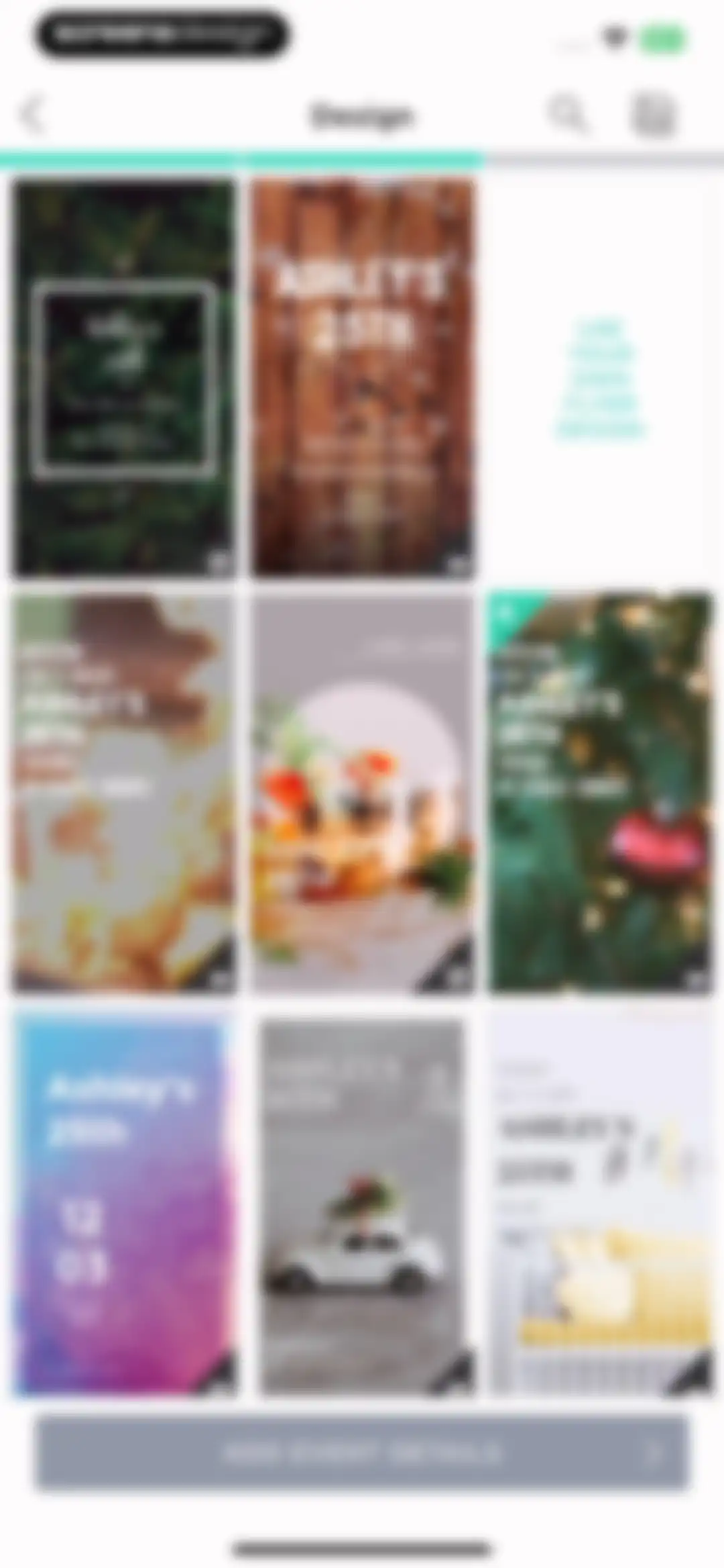 Zazzle Events screen 14