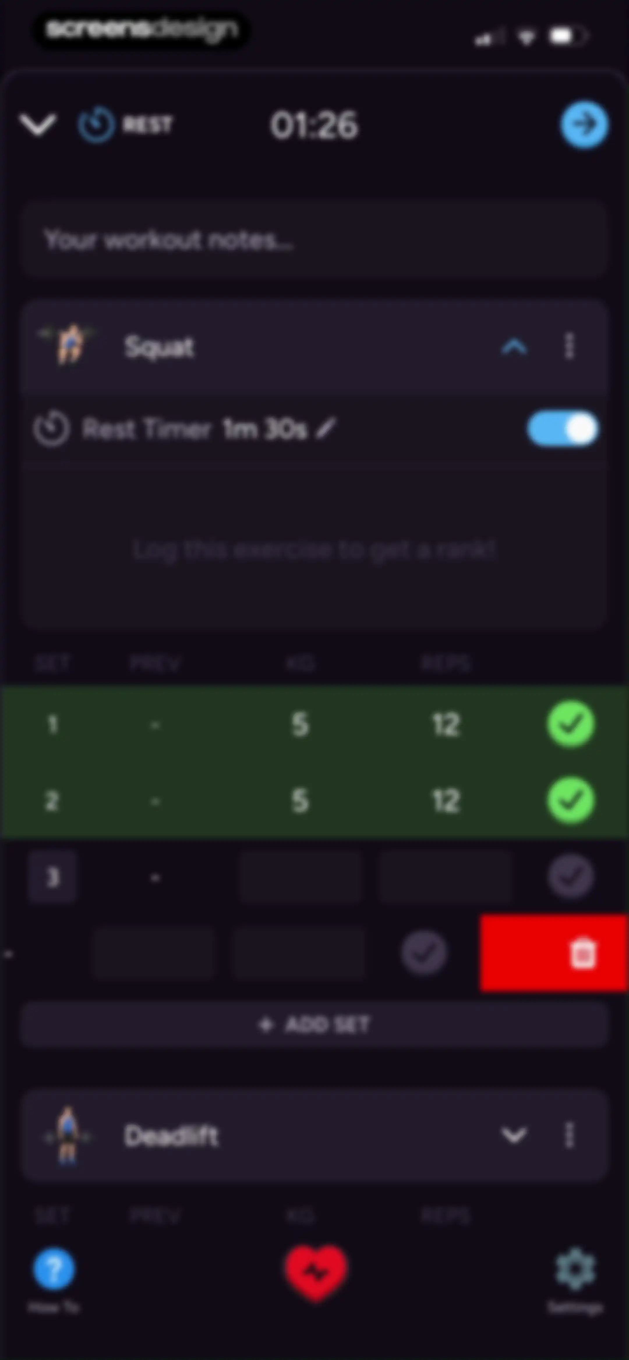 Liftoff - Ranked Gym Workouts screen 117