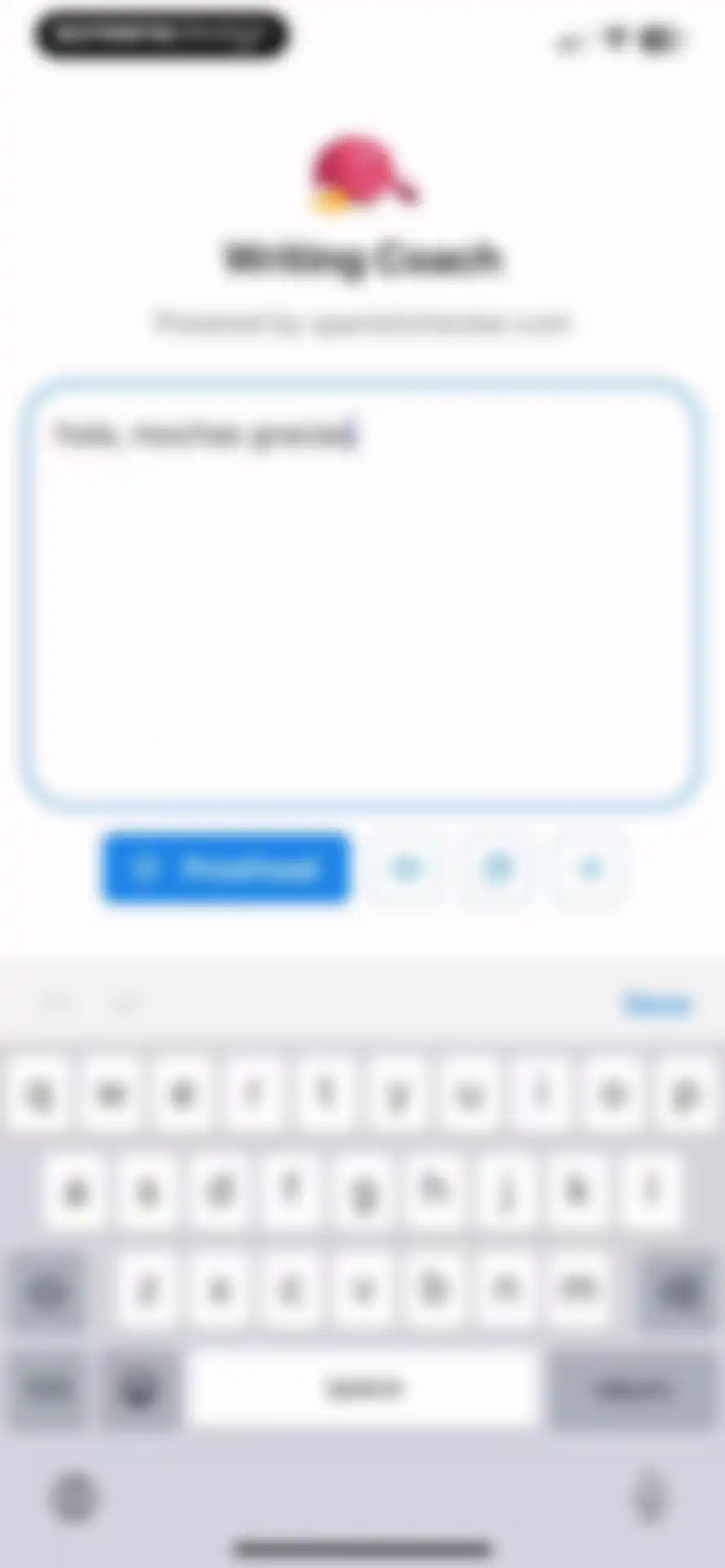 SpanishDictionary.com Learning screen 84