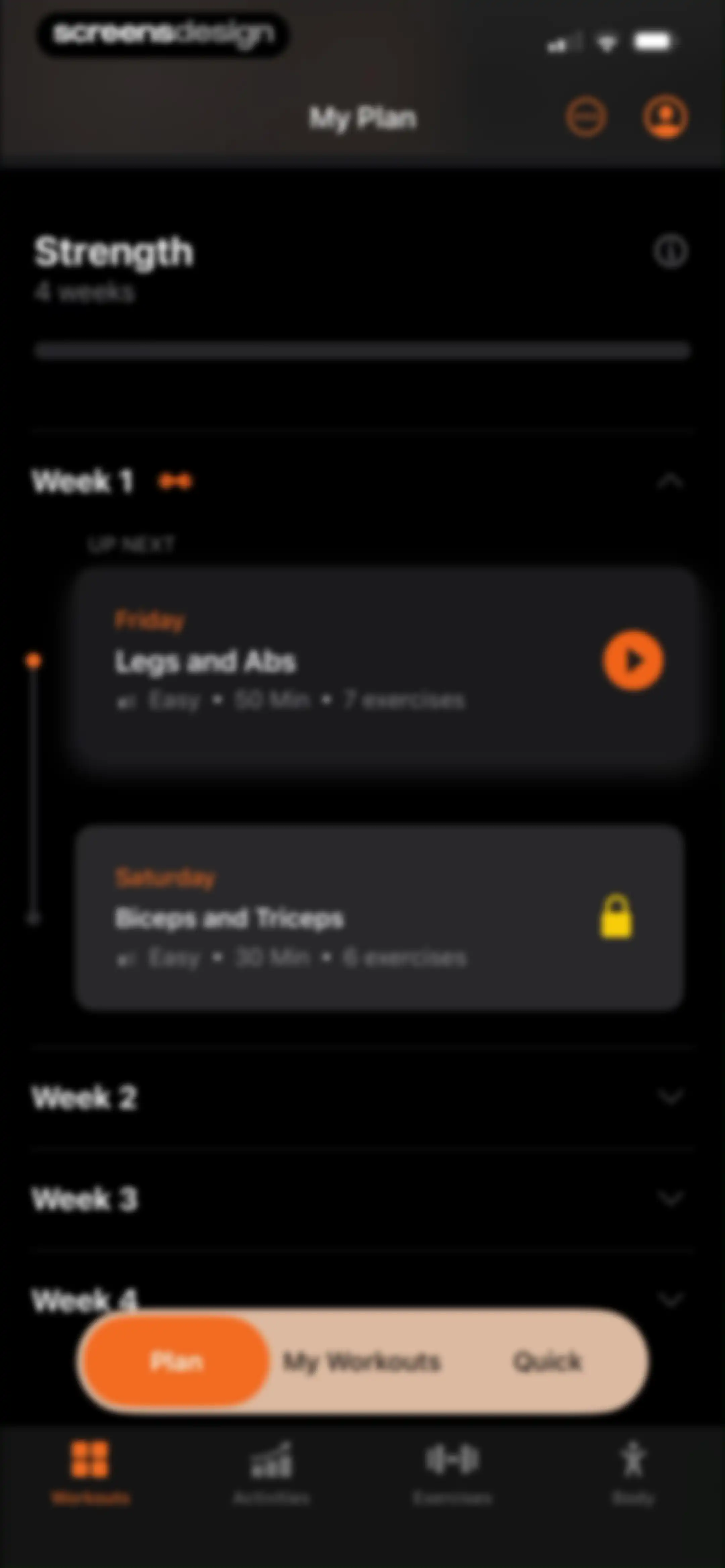 Gym WP - Workout Planner & Log screen 32