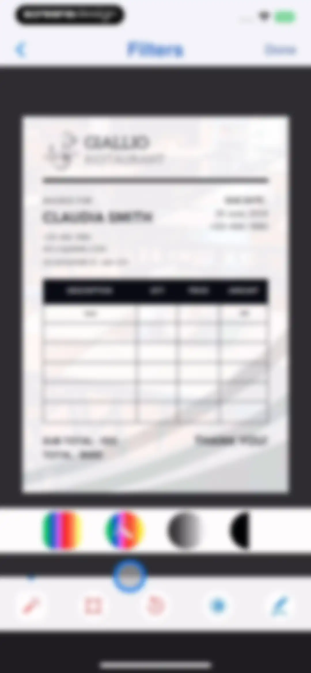OneDocs Scanner Translator screen 31