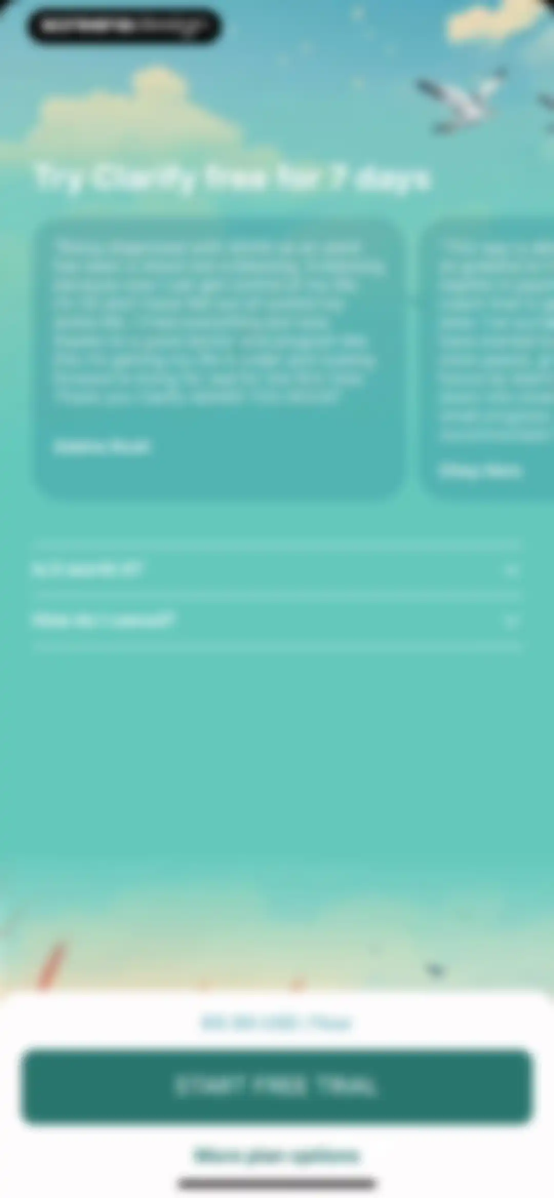 Clarify: Focus & Task Manager screen 64
