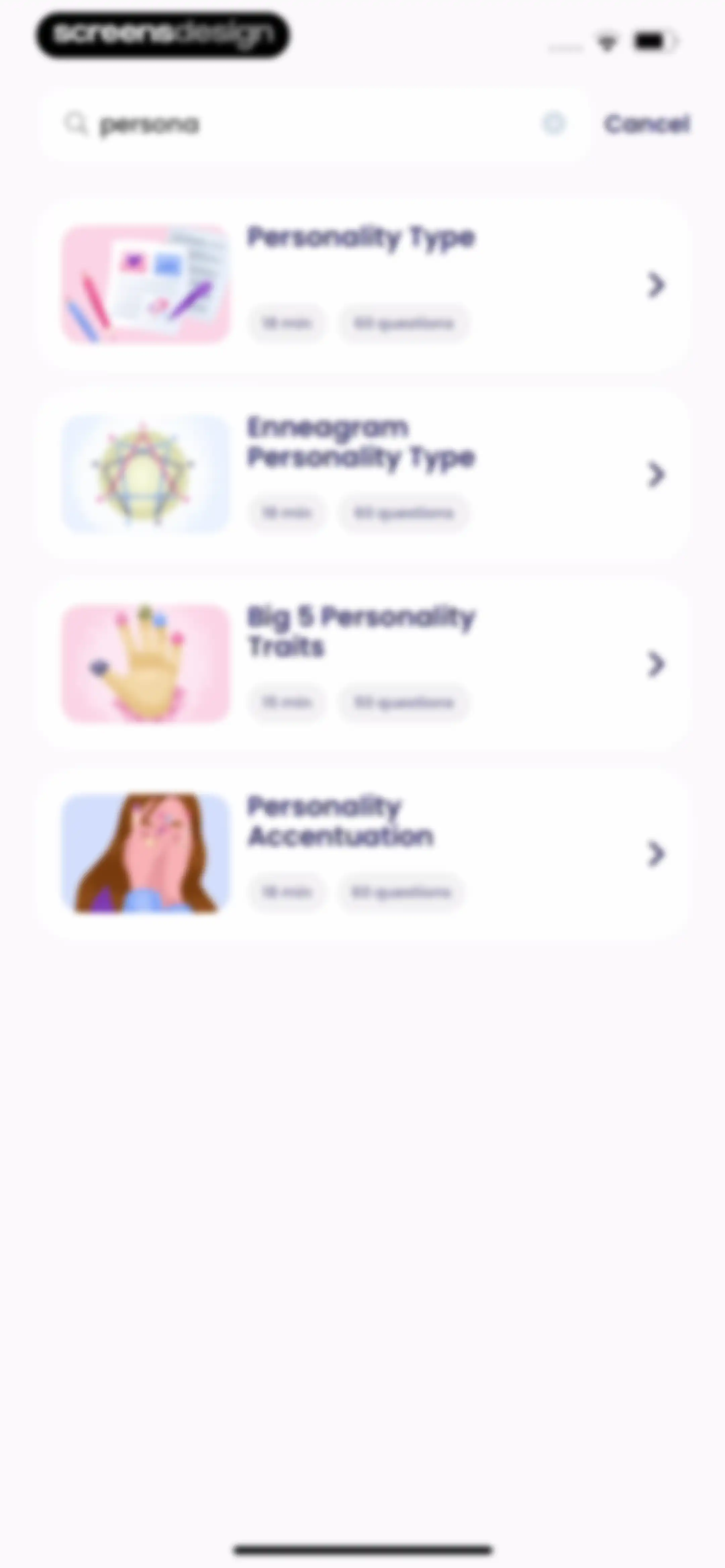 Breeze: Start Self-Discovery screen 110