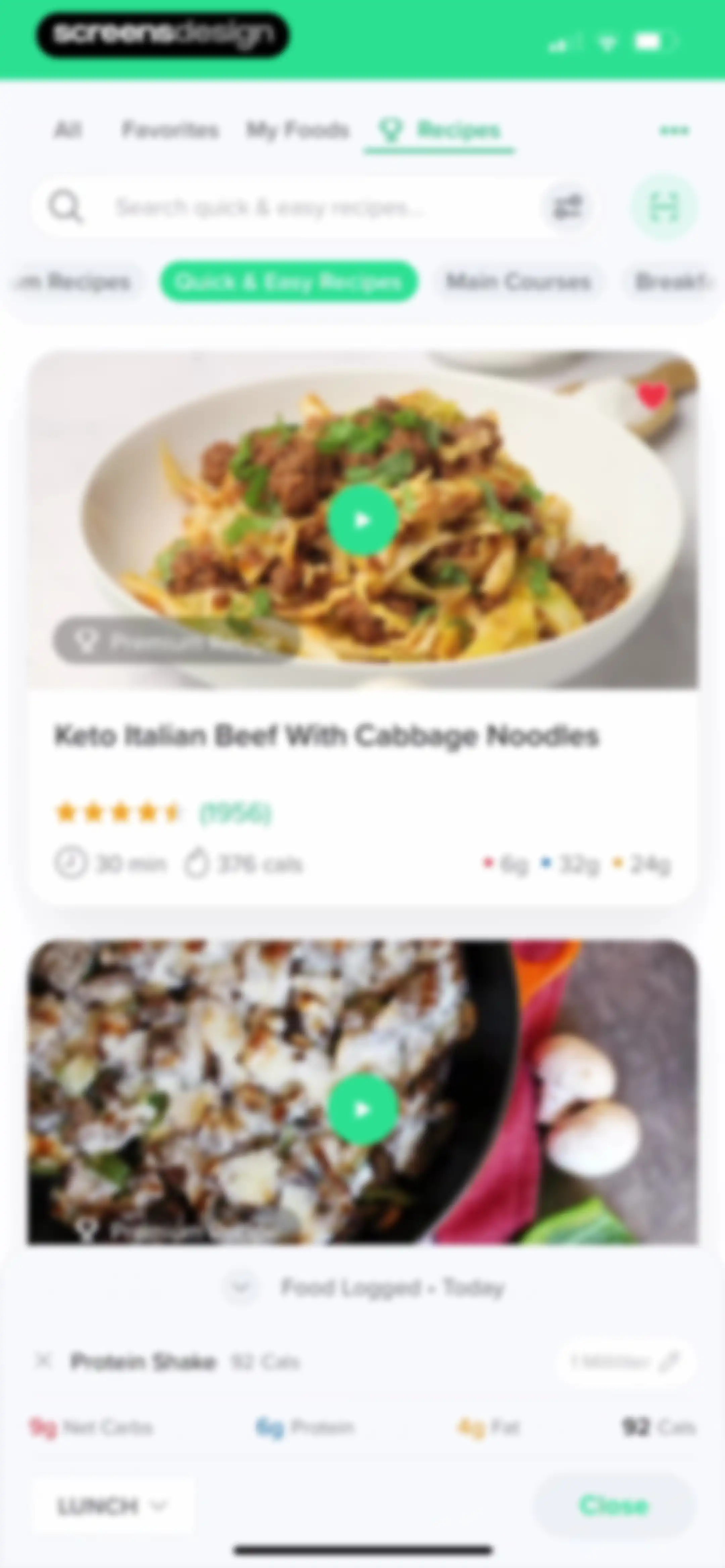 Carb Manager: Keto & Macro Log screen 149