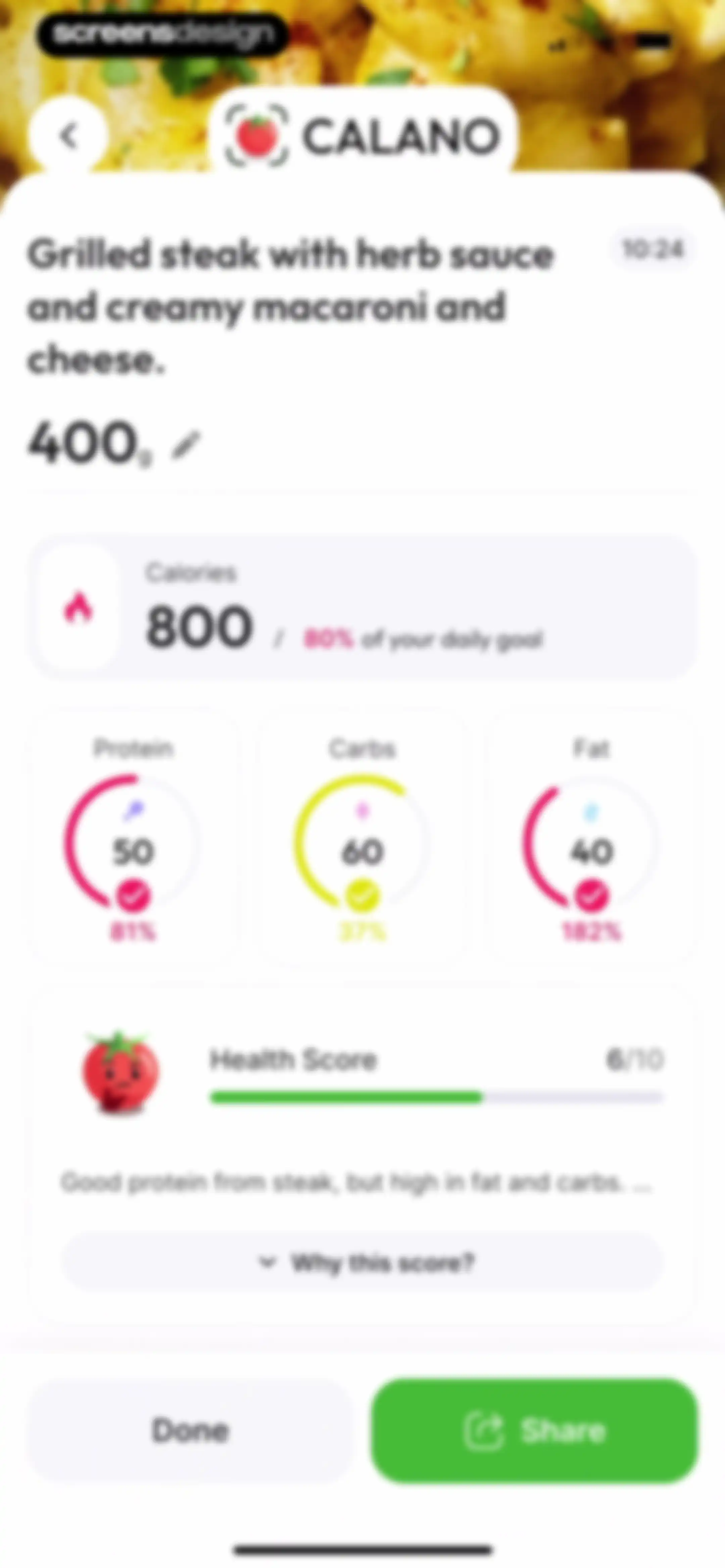 CALANO — Calorie Tracker screen 52