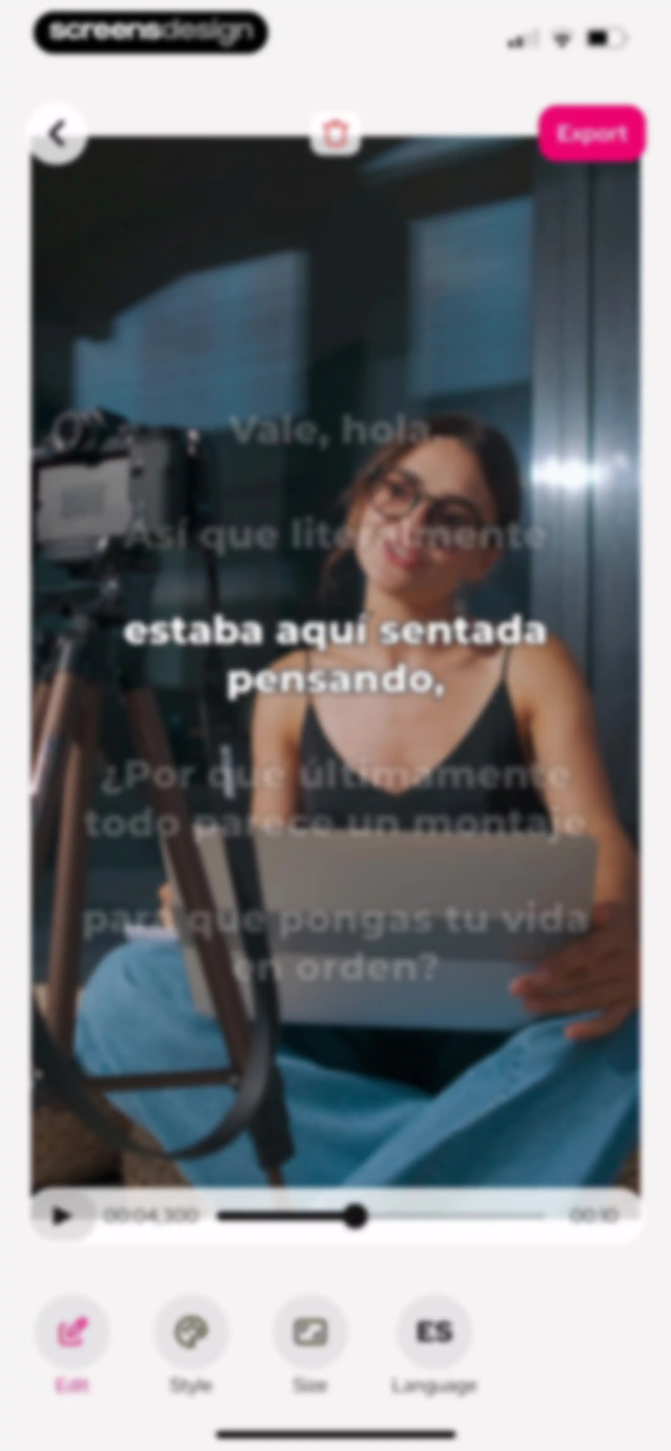 Subcap: Captions AI, Subtitles screen 25