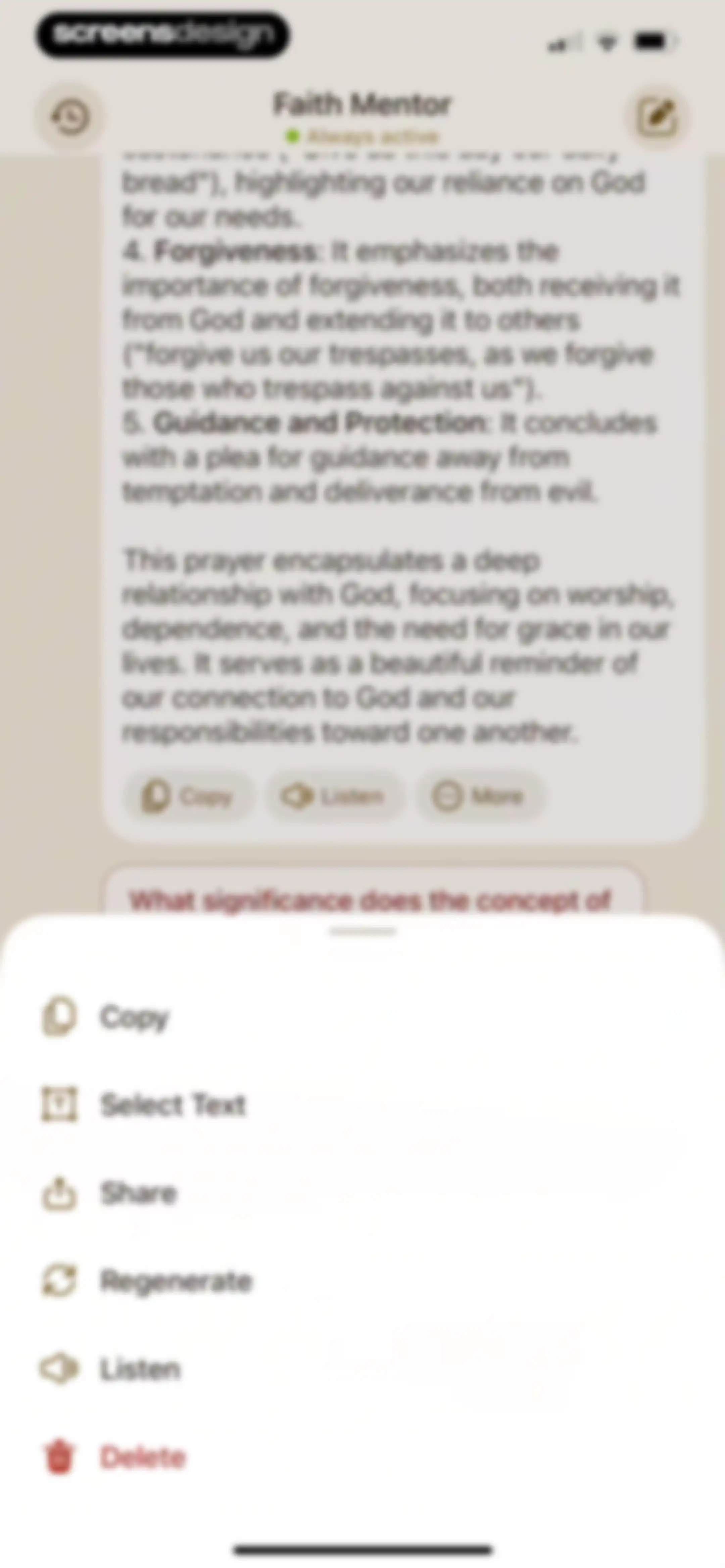 Faith Mentor - AI Bible Chat screen 32