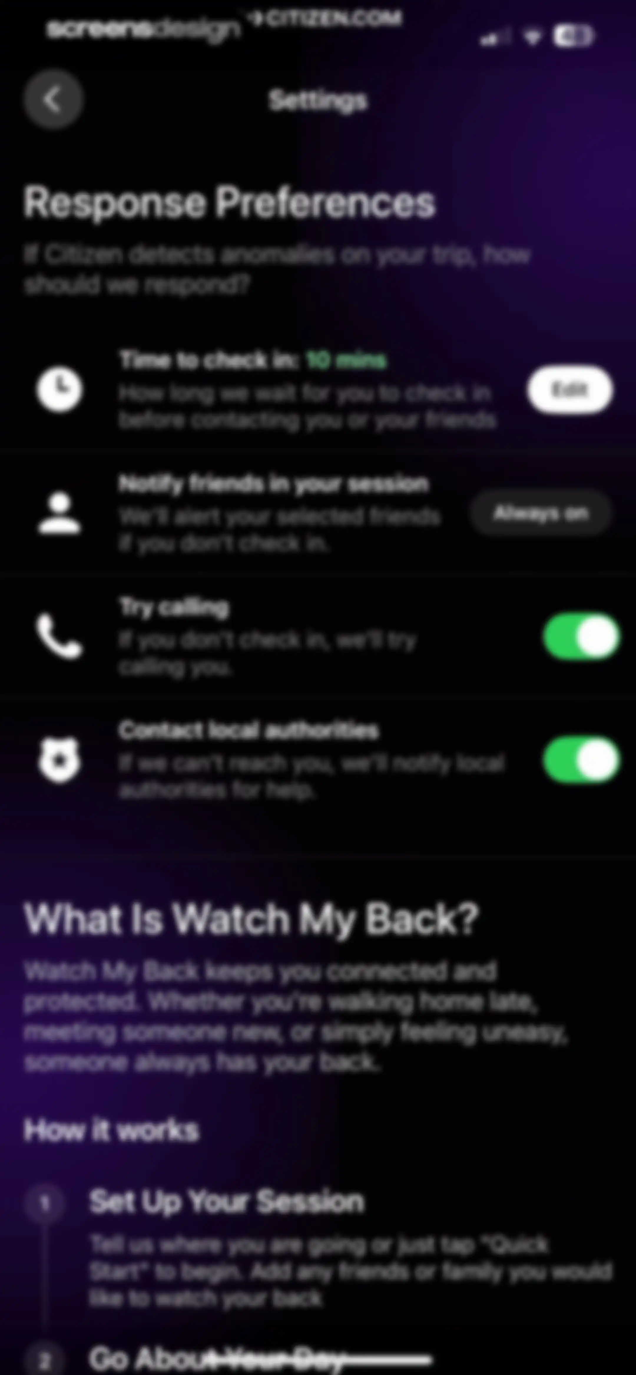 Citizen: Safety & Live Video screen 116