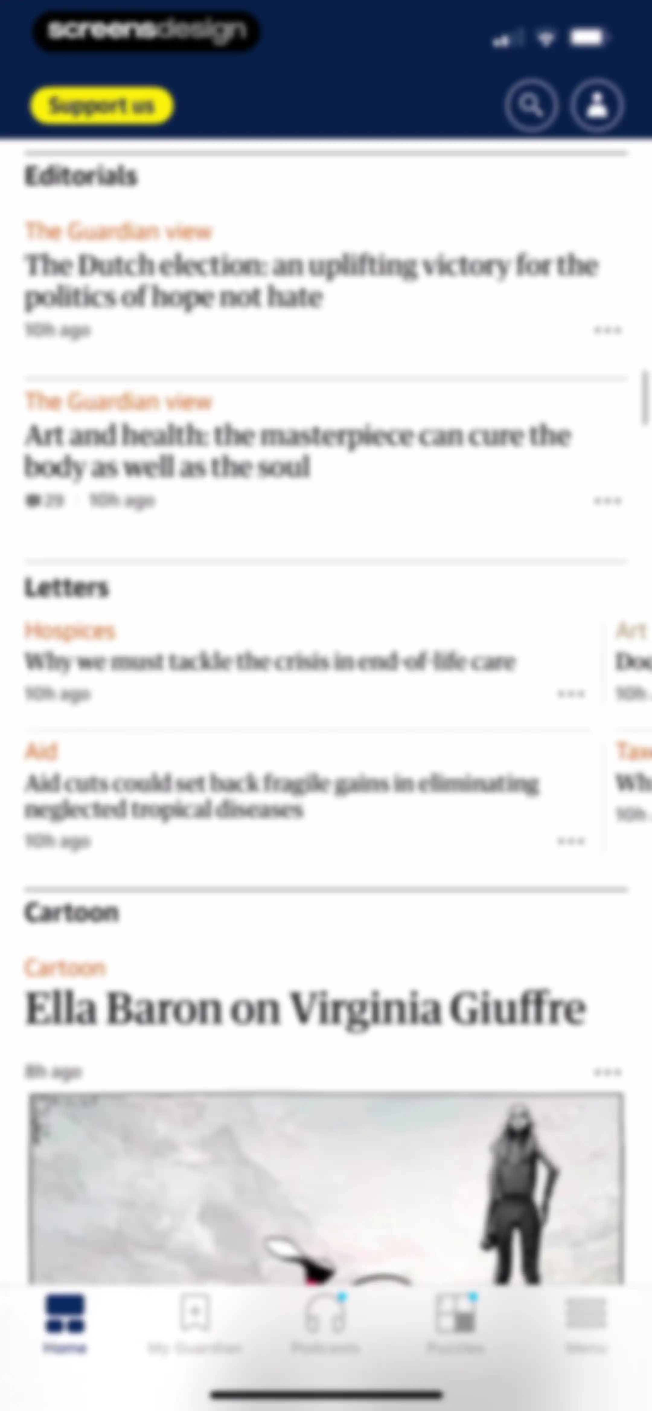 The Guardian - US & World News screen 47