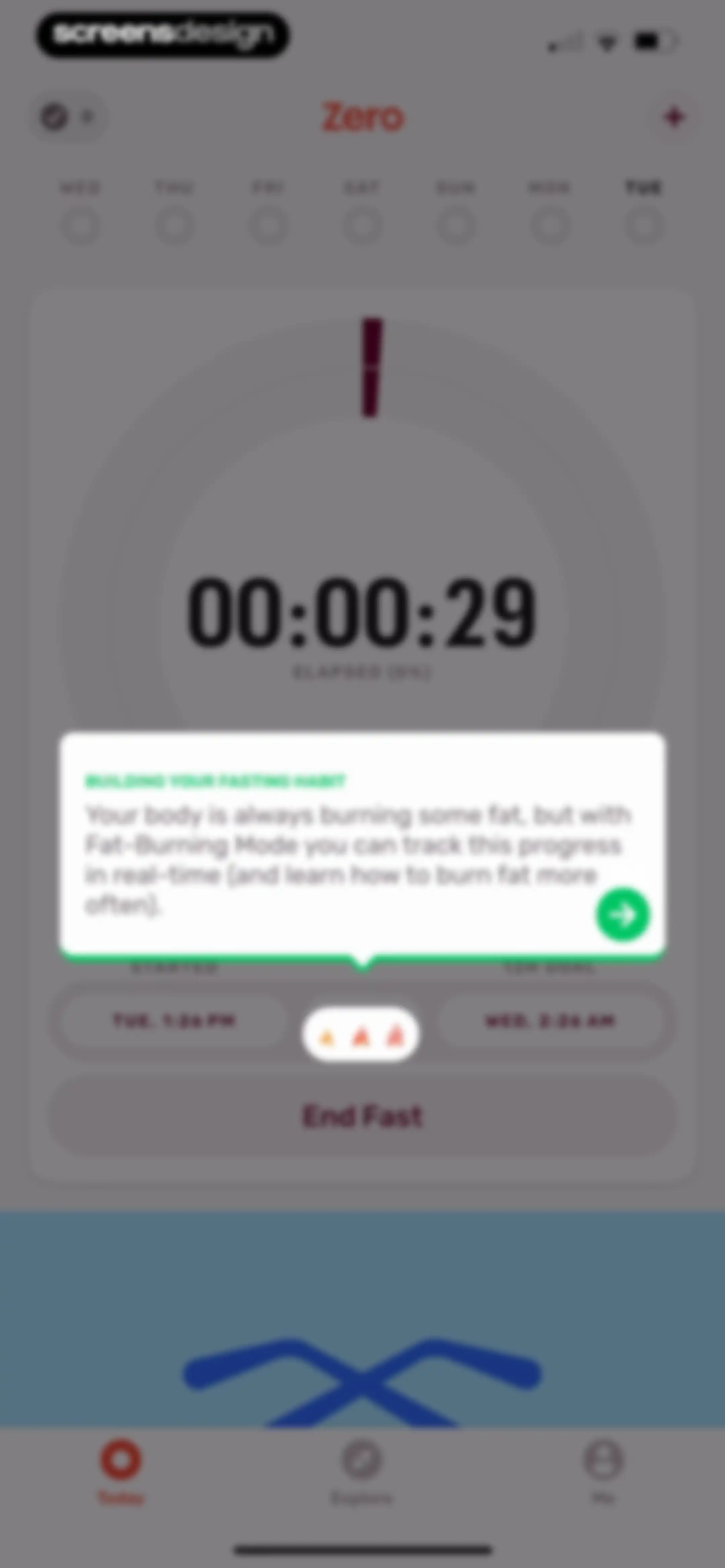 Zero: Fasting & Food Tracker screen 41