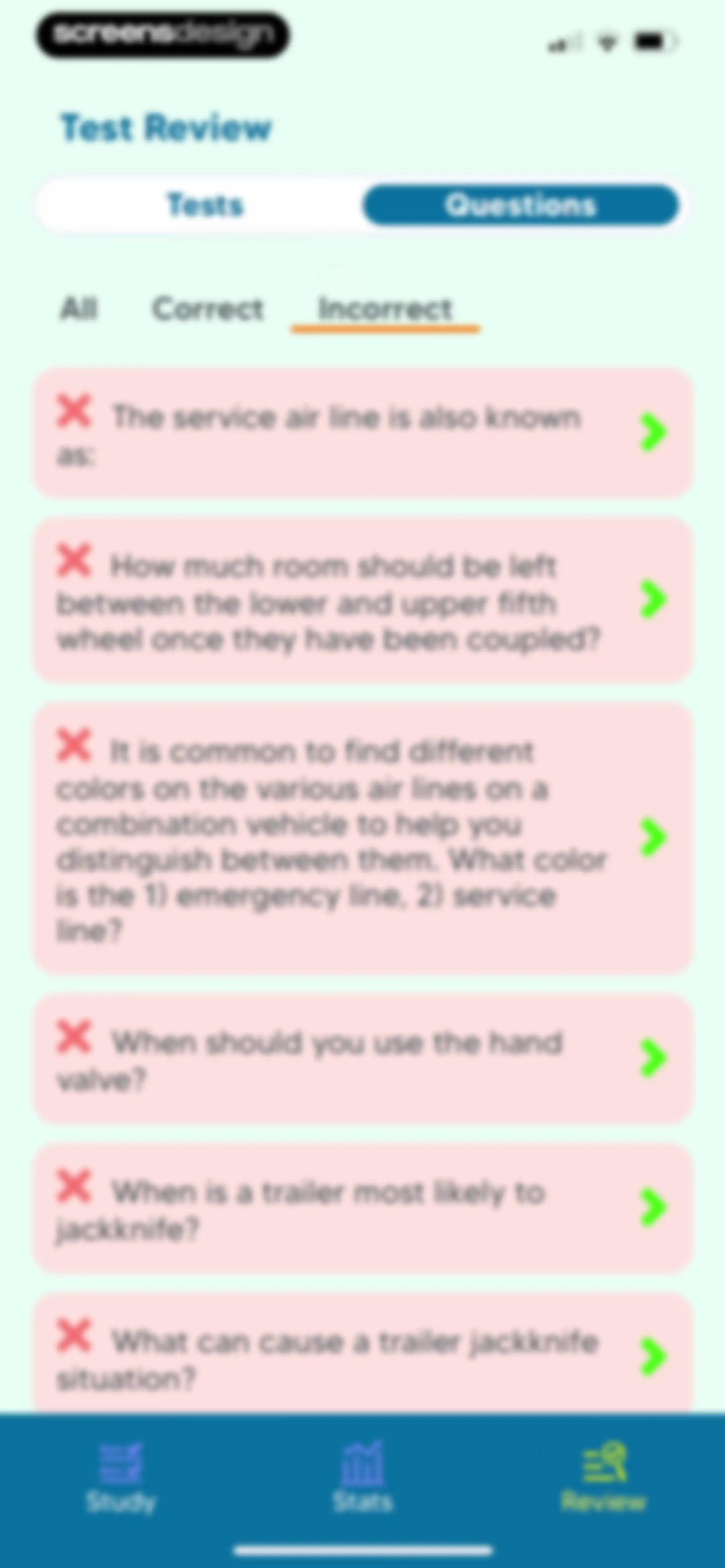 CDL Prep Practice Test: 2026 screen 68