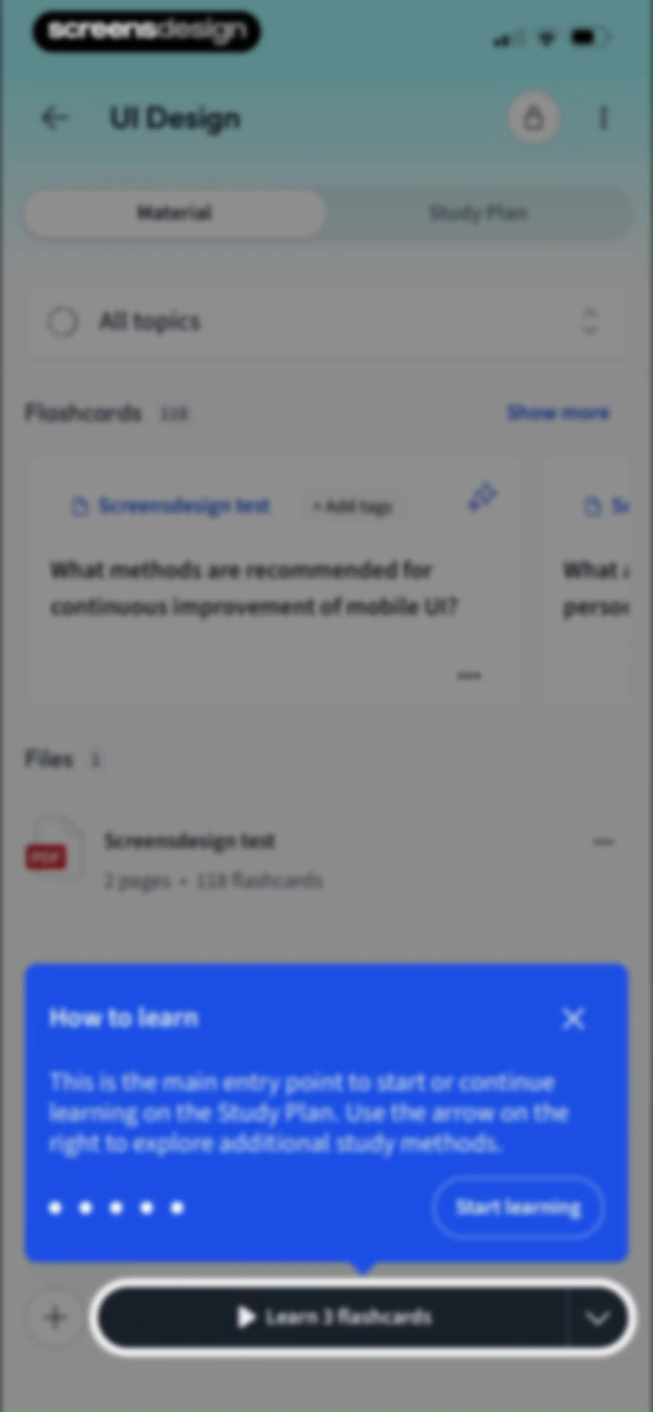 Vaia: AI Flashcards. Study App screen 81