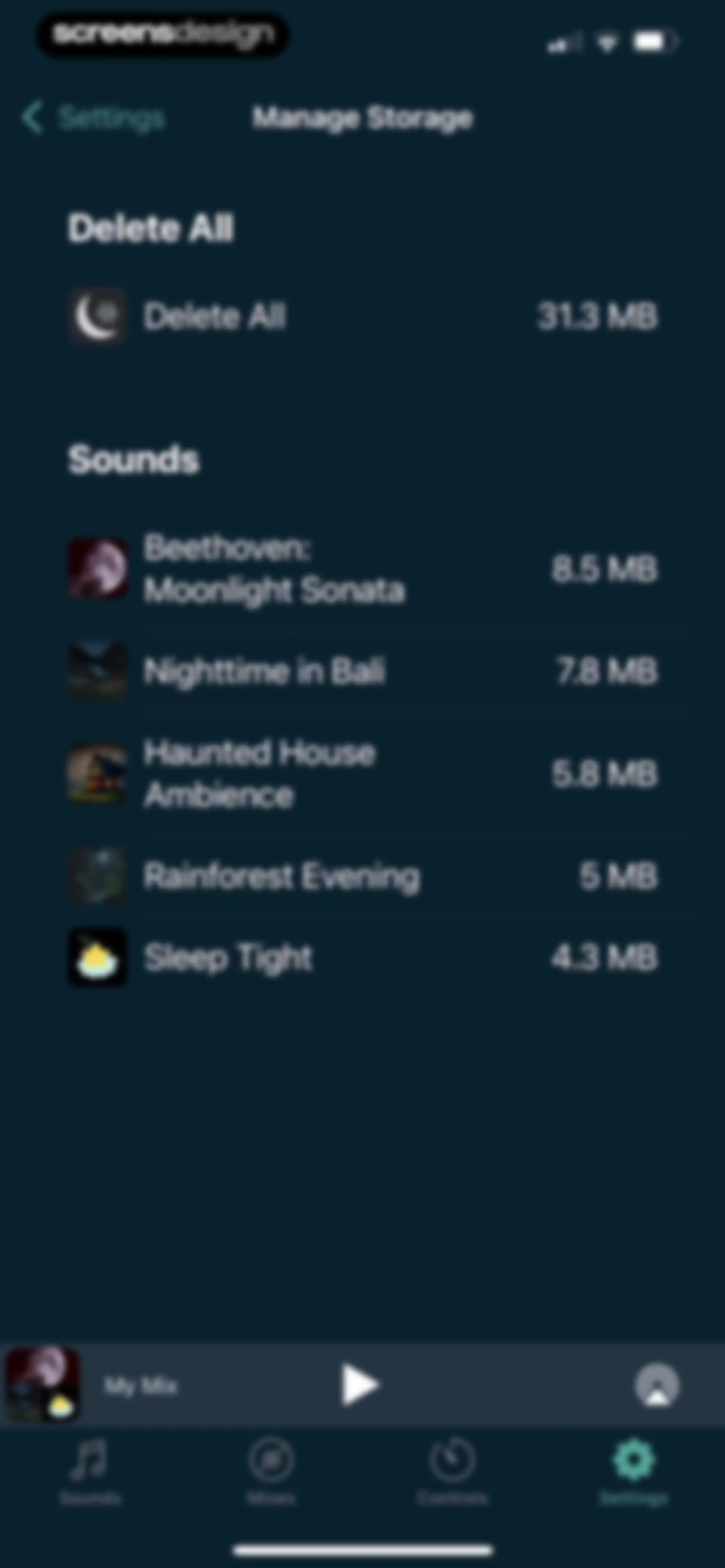 White Noise Deep Sleep Sounds screen 55