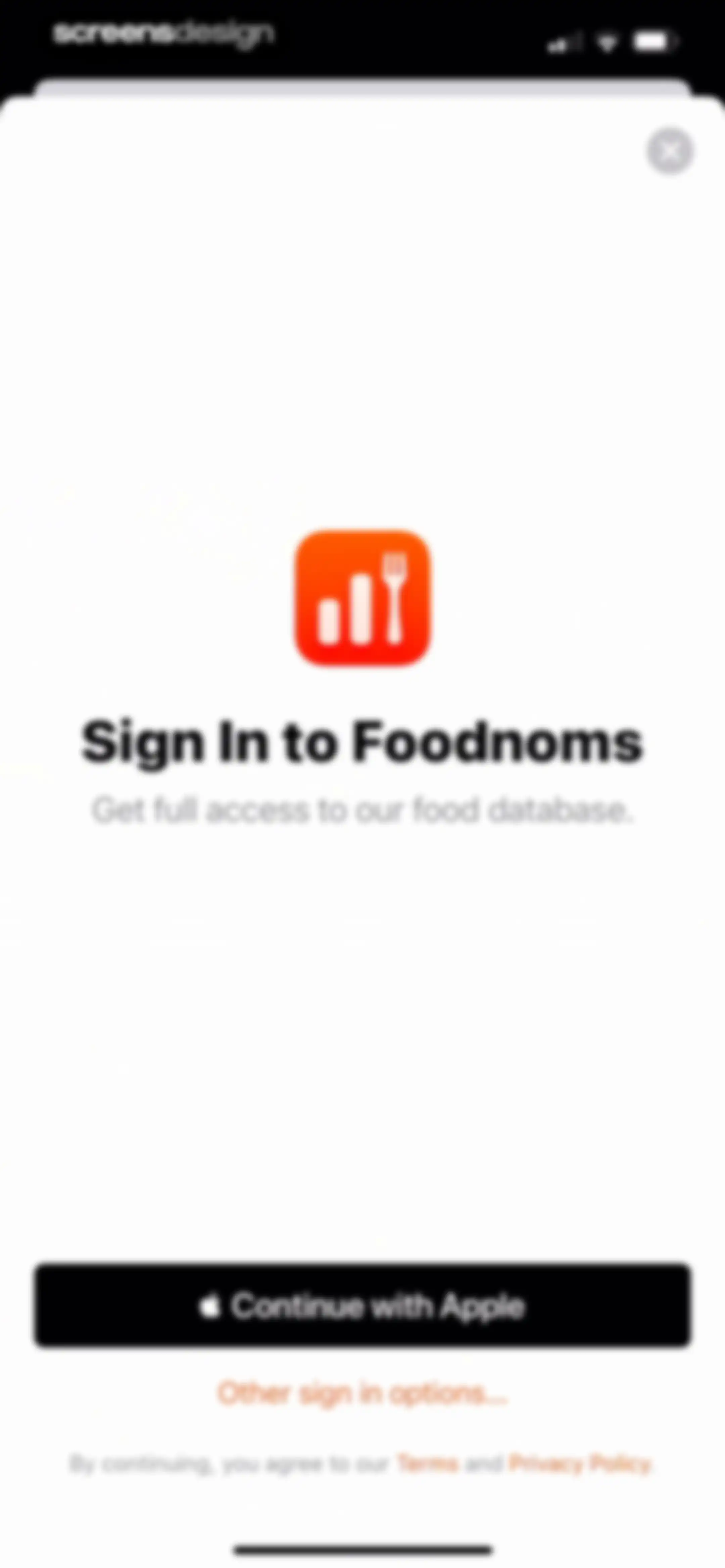 Nutrition Tracker: Foodnoms screen 61