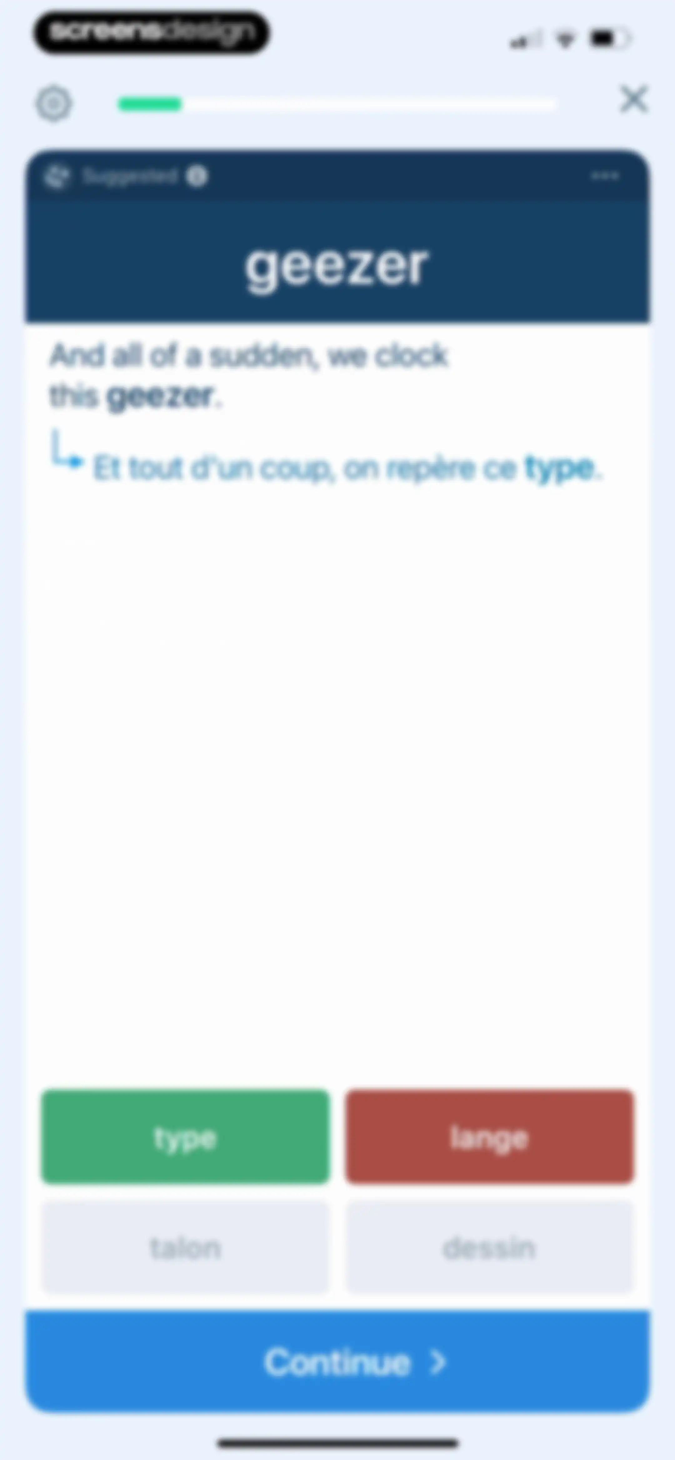 Reverso translate and learn screen 51