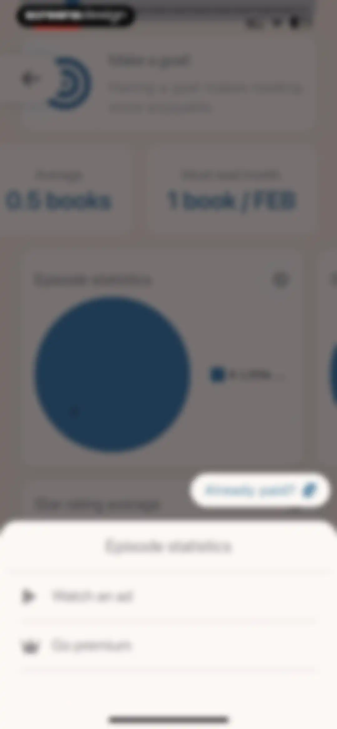 Bookmory - reading tracker screen 79