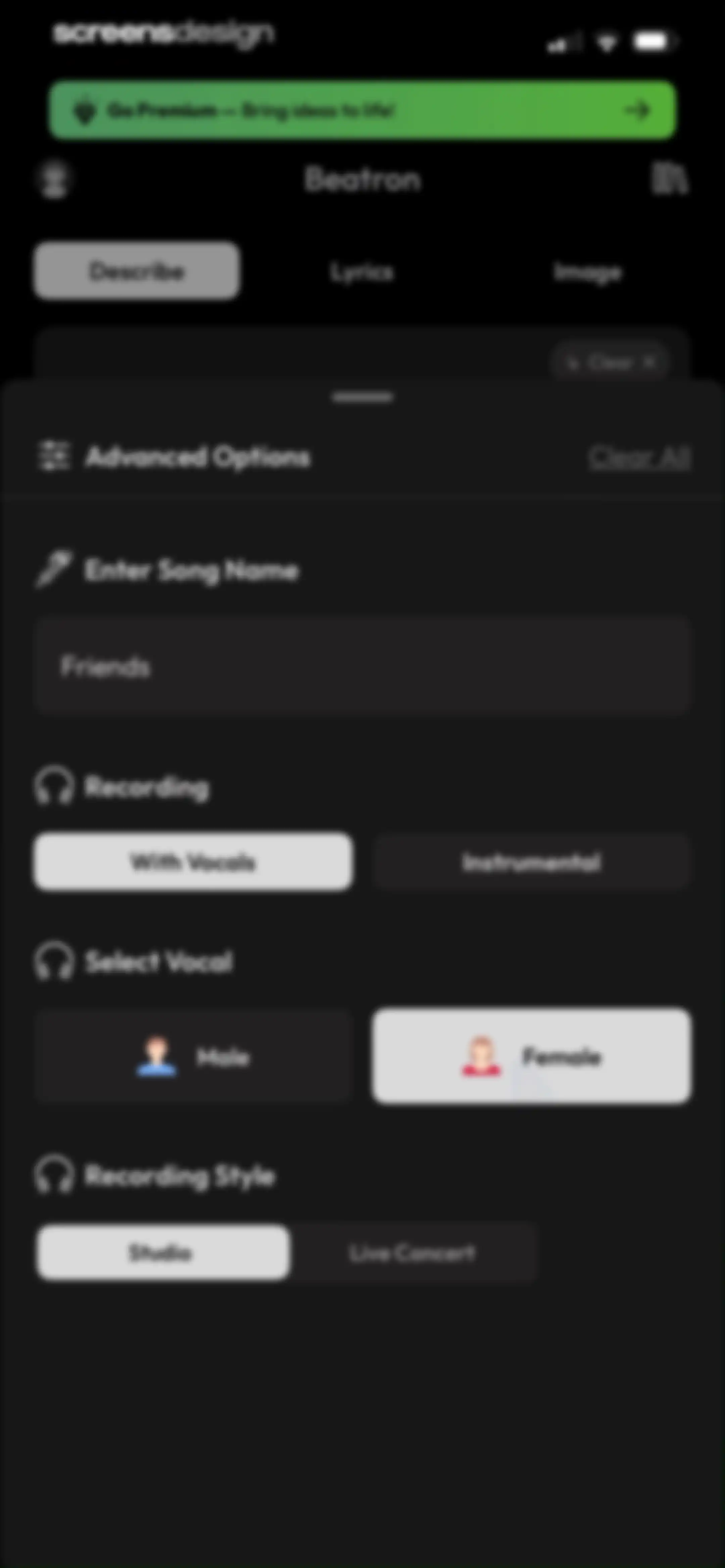 Beatron: AI Song Generator screen 18