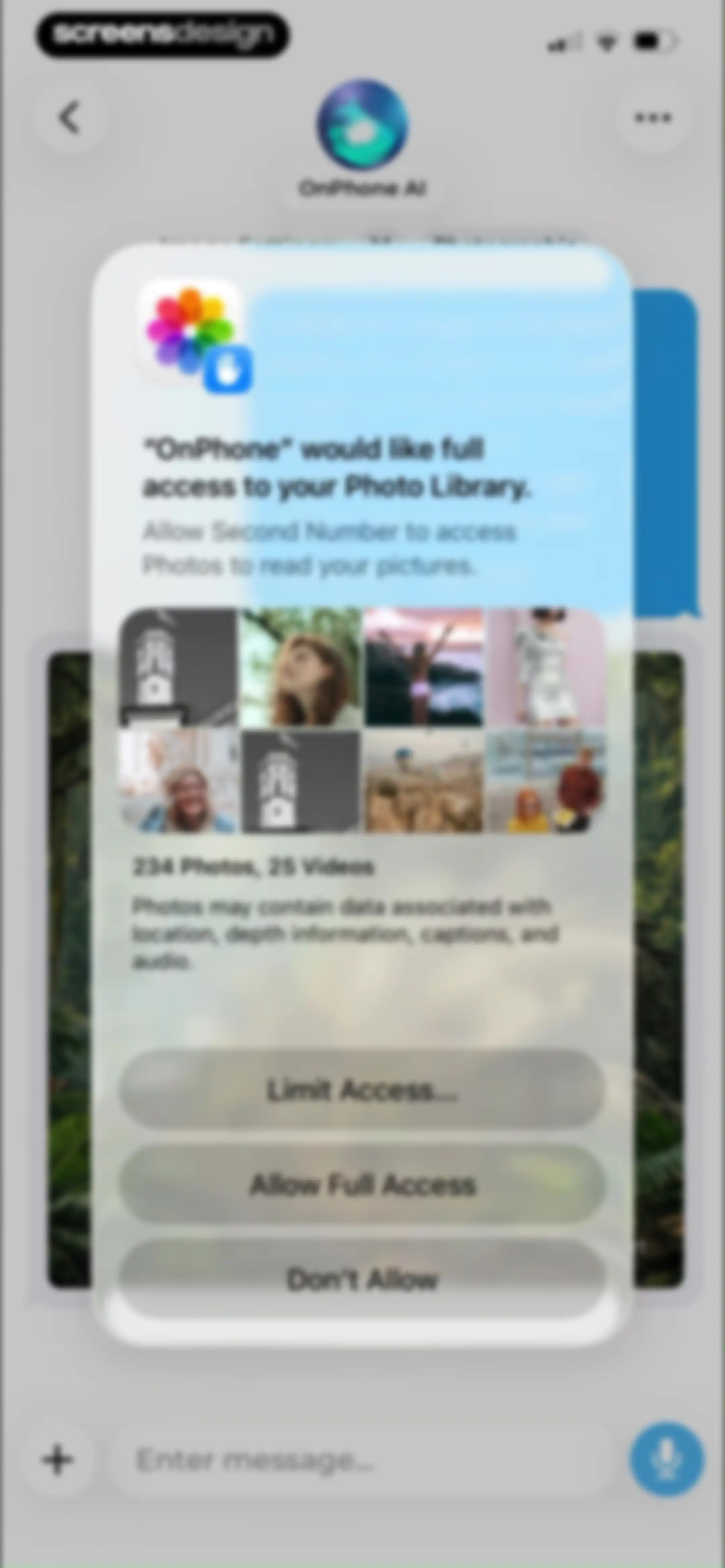 OnPhone: Second Number & eSIM screen 82