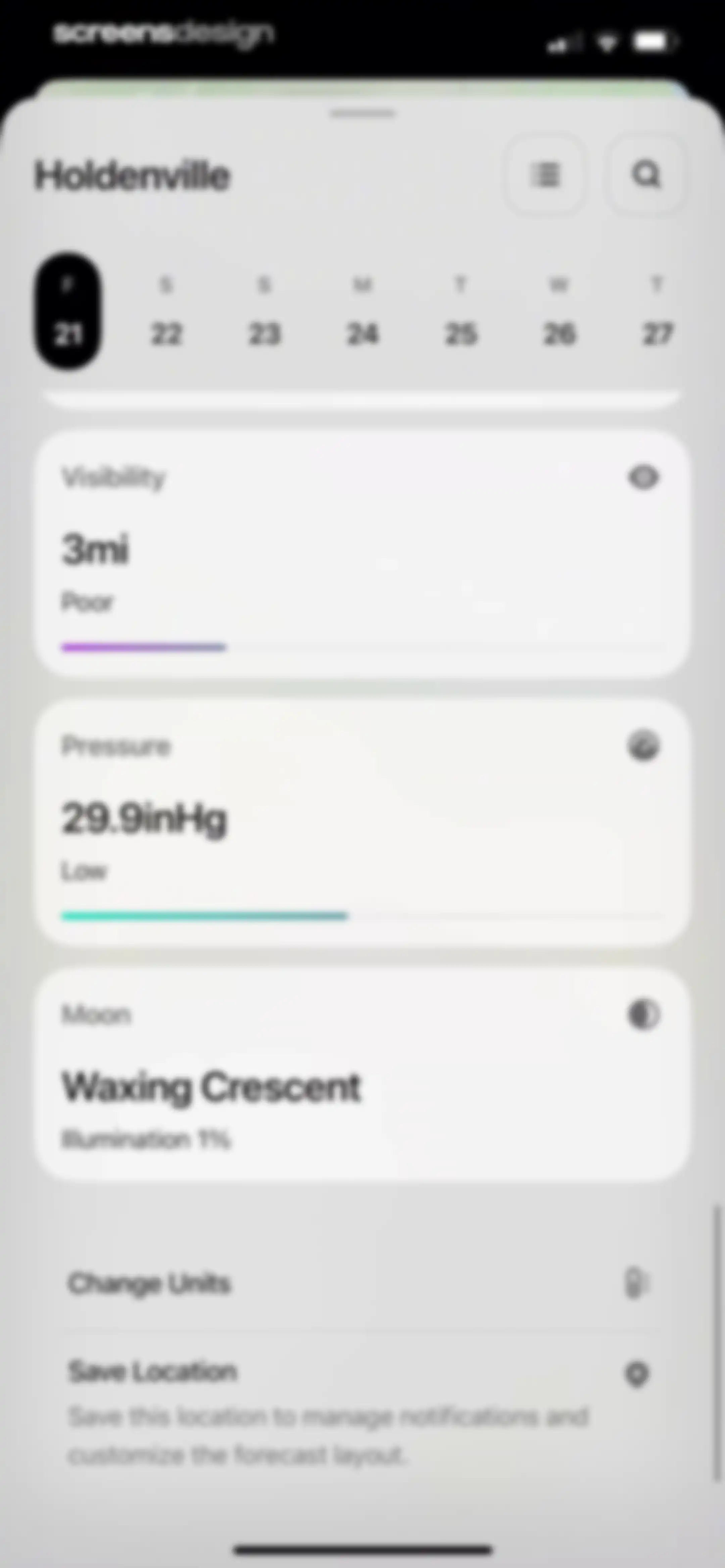 Element: Weather Radar screen 59