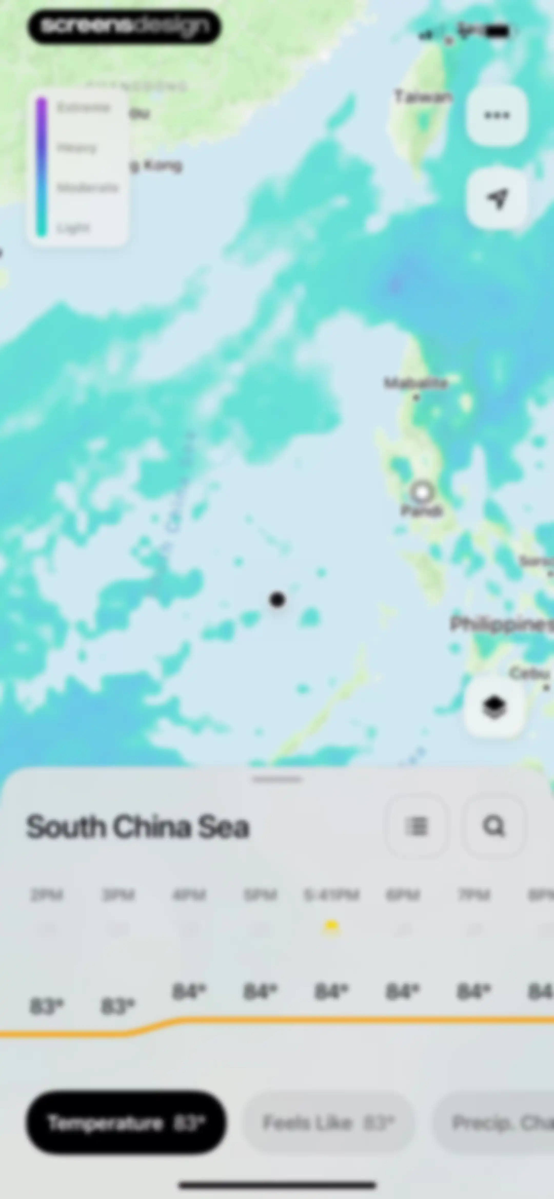 Element: Weather Radar screen 16