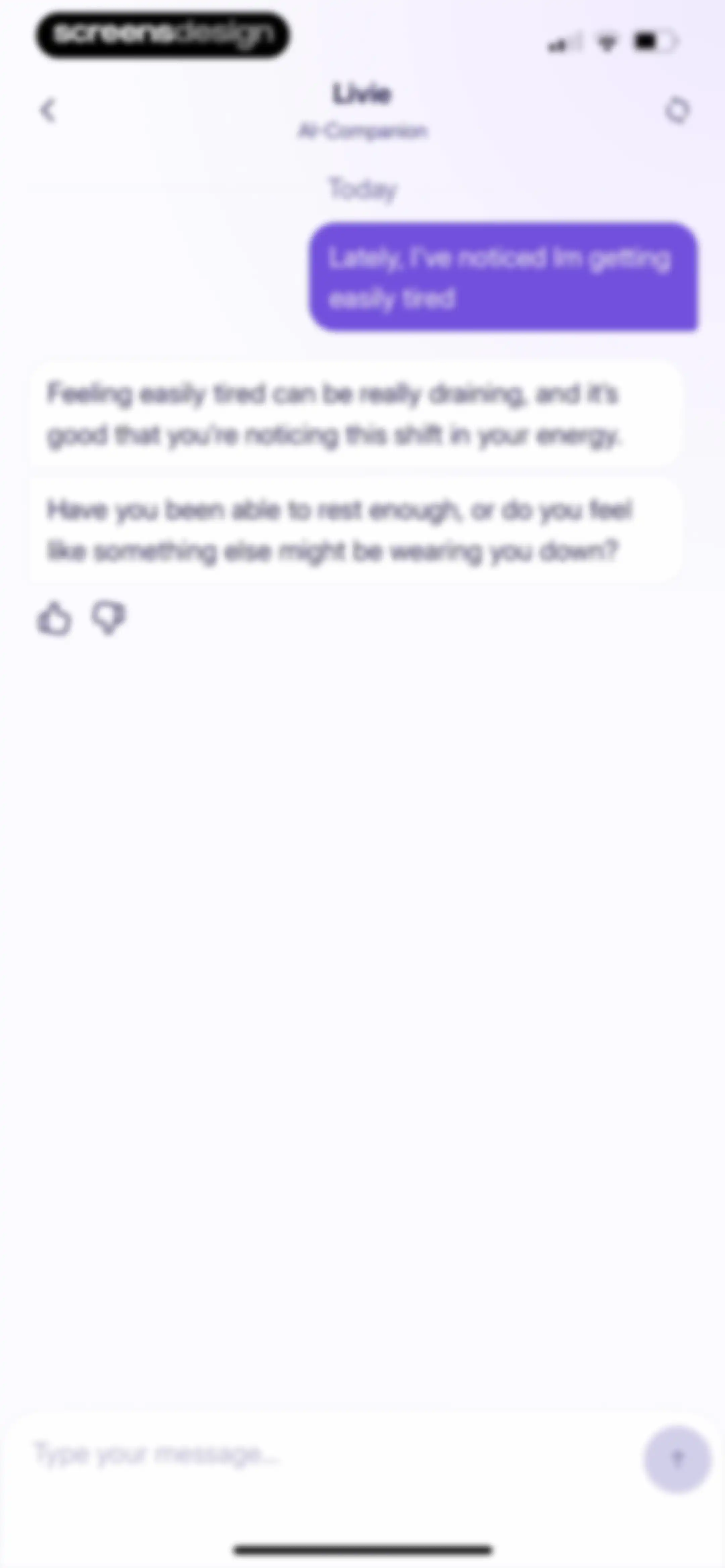 Liven: Discover yourself screen 144
