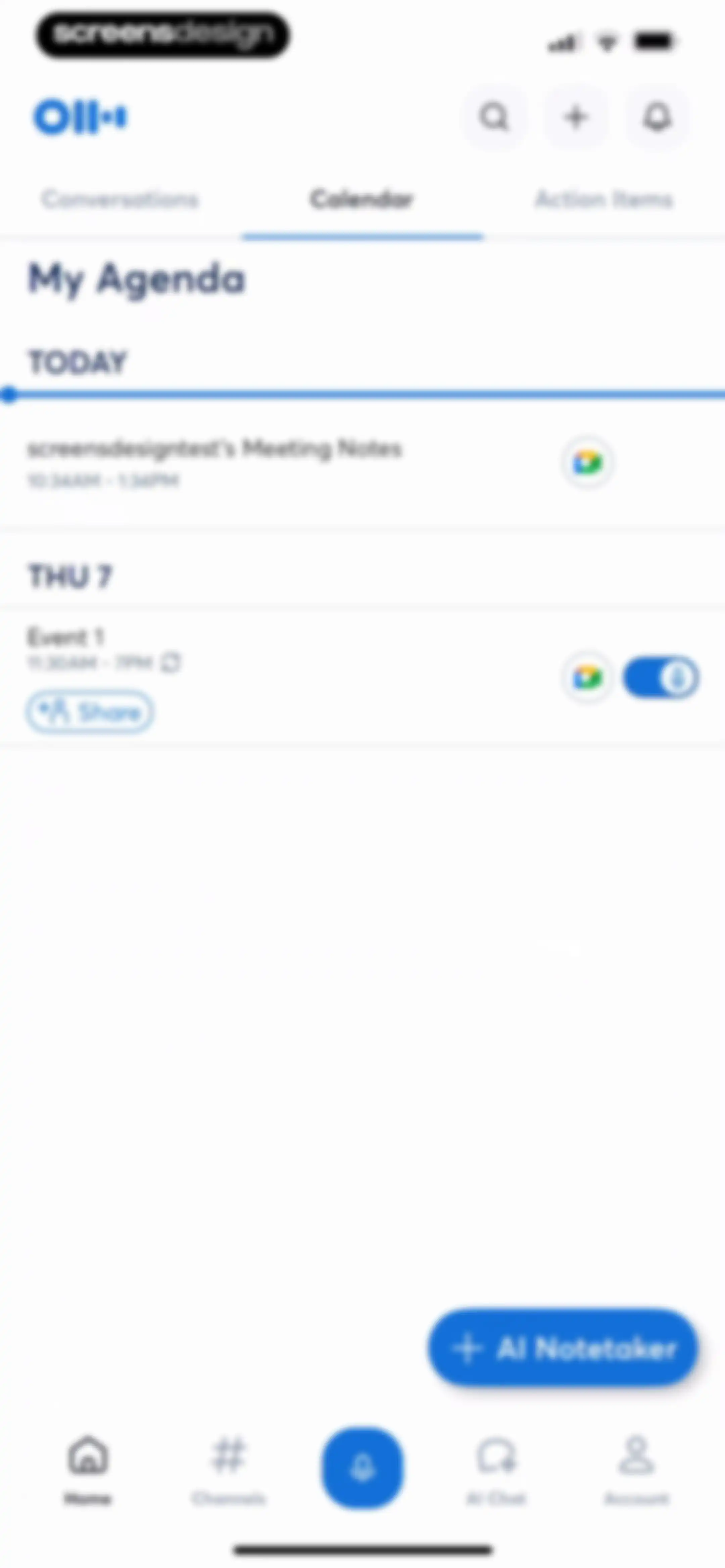 Otter Transcribe Voice Notes screen 25