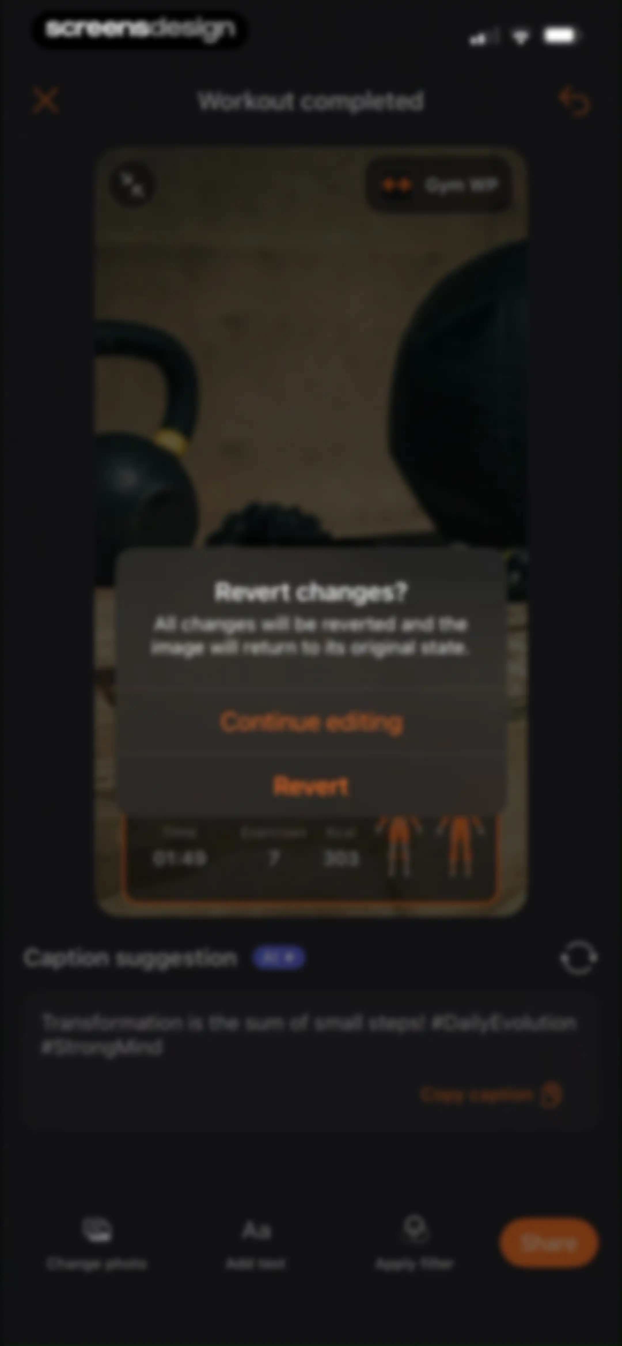 Gym WP - Workout Planner & Log screen 82