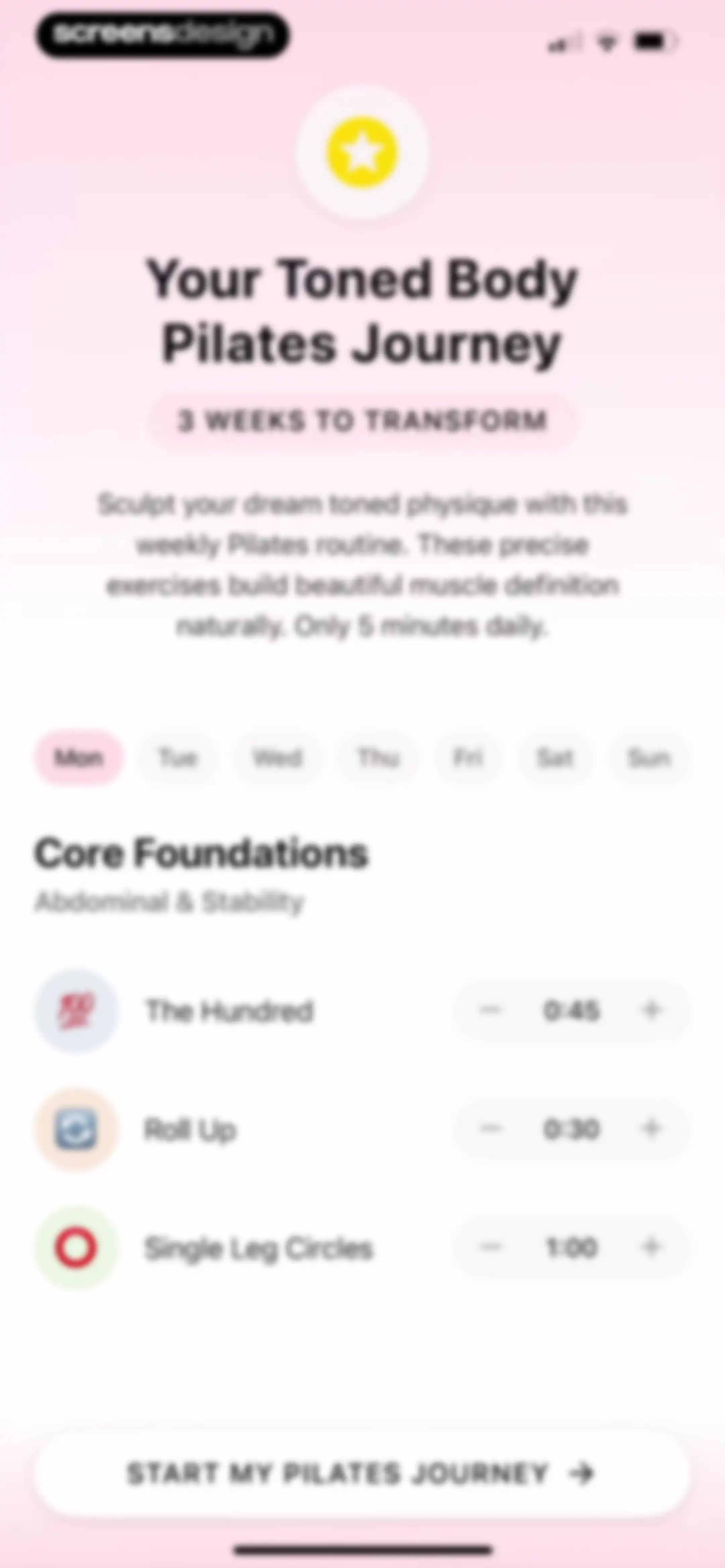 Tone AI: Pilates & Workouts screen 32