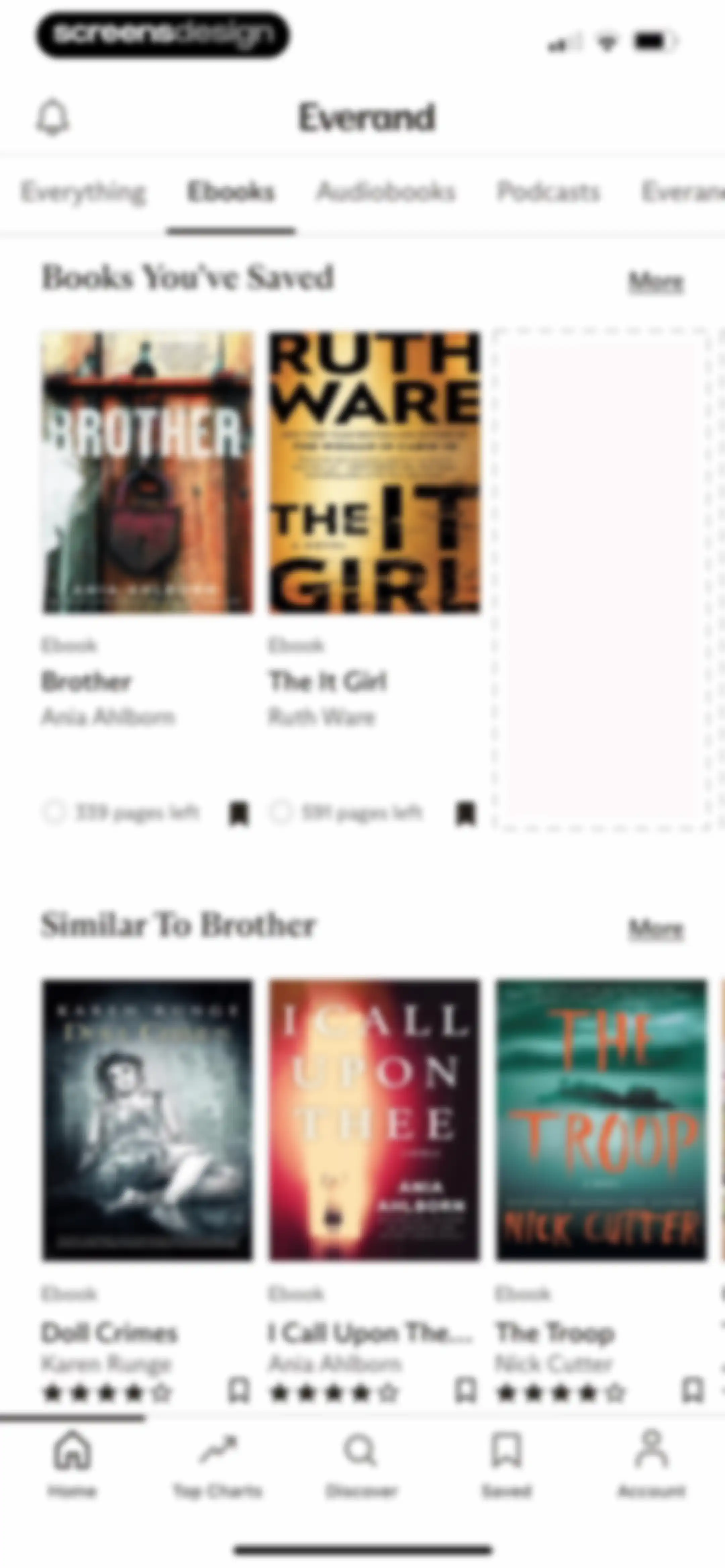 Everand: Audiobooks & Ebooks screen 63