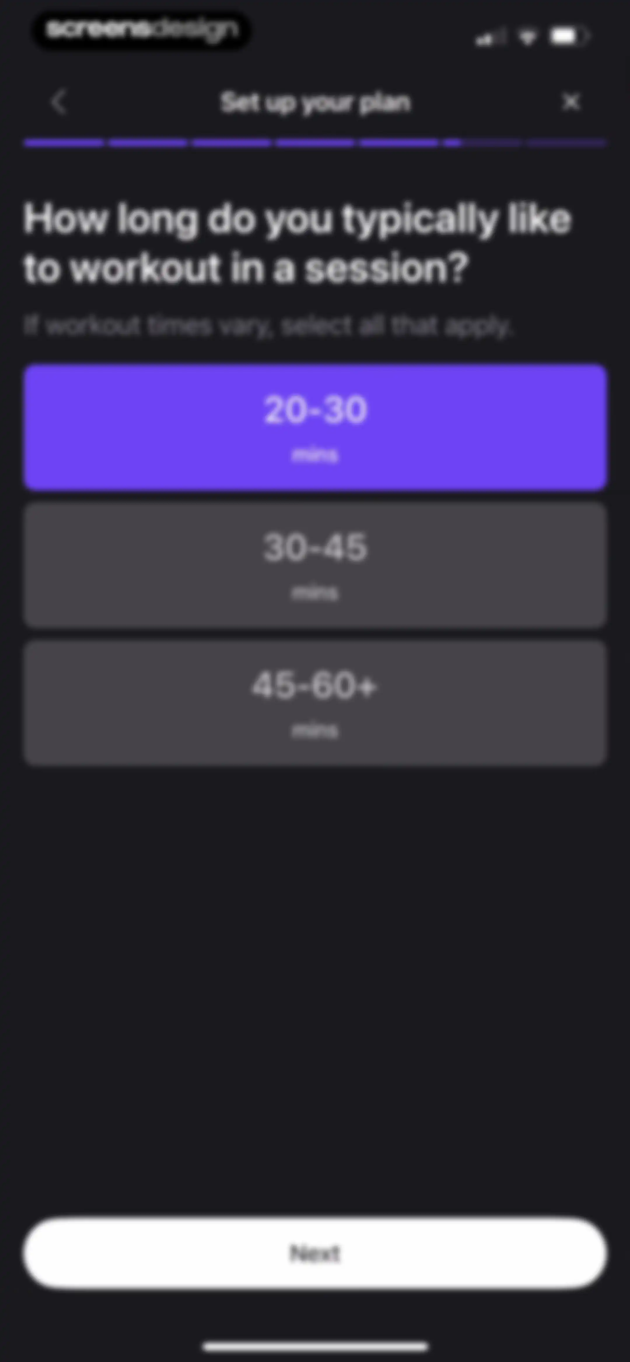Peloton: Fitness & Workouts screen 85