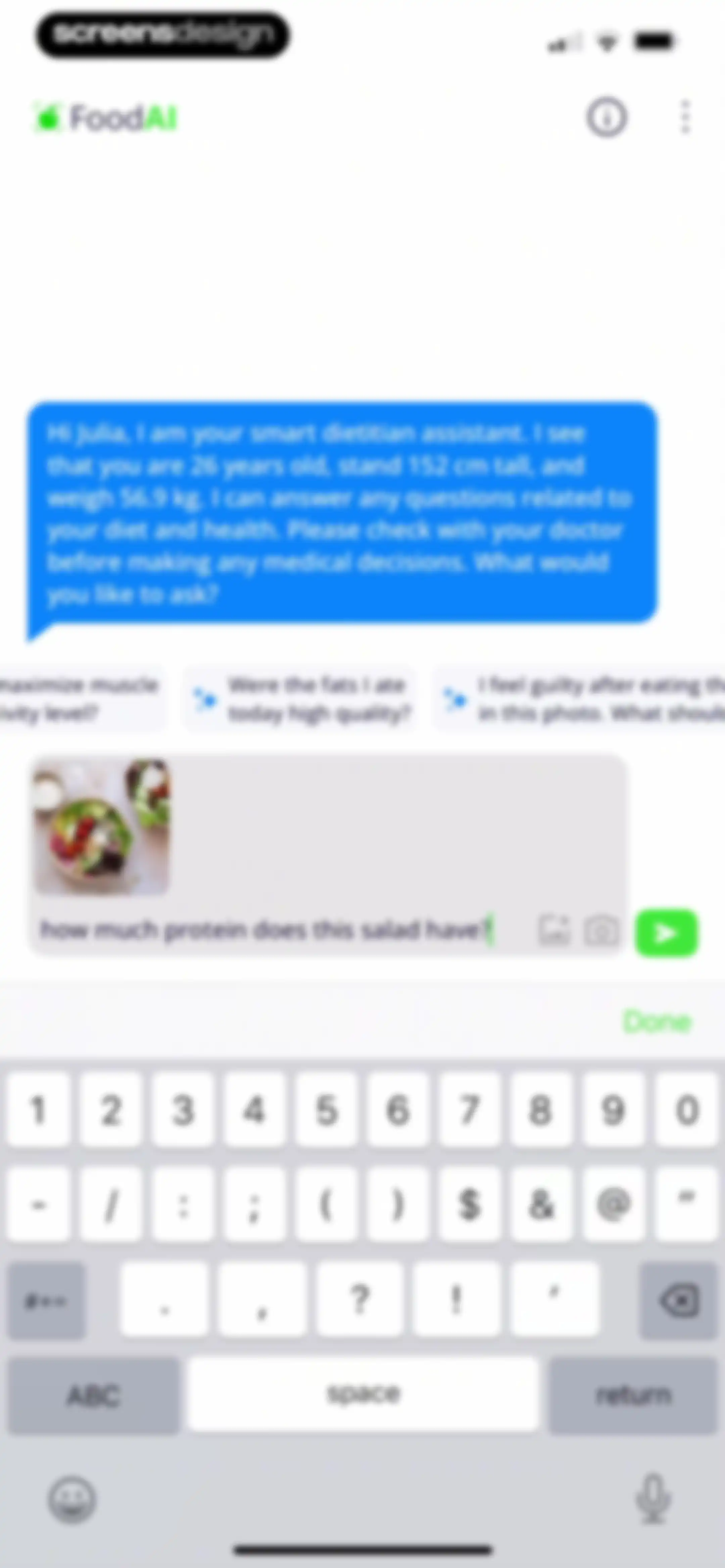 Calorie Tracker・Diet: Food AI screen 81